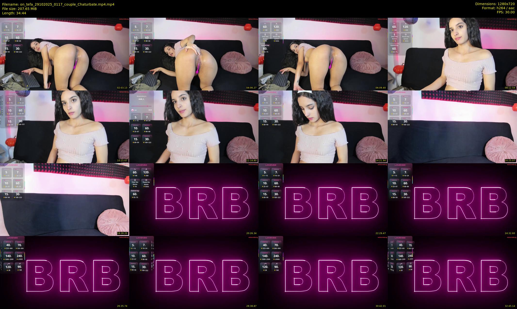 on_tefa — 35 minute Chaturbate female cam show recording, 720p, Oct 29, 2025