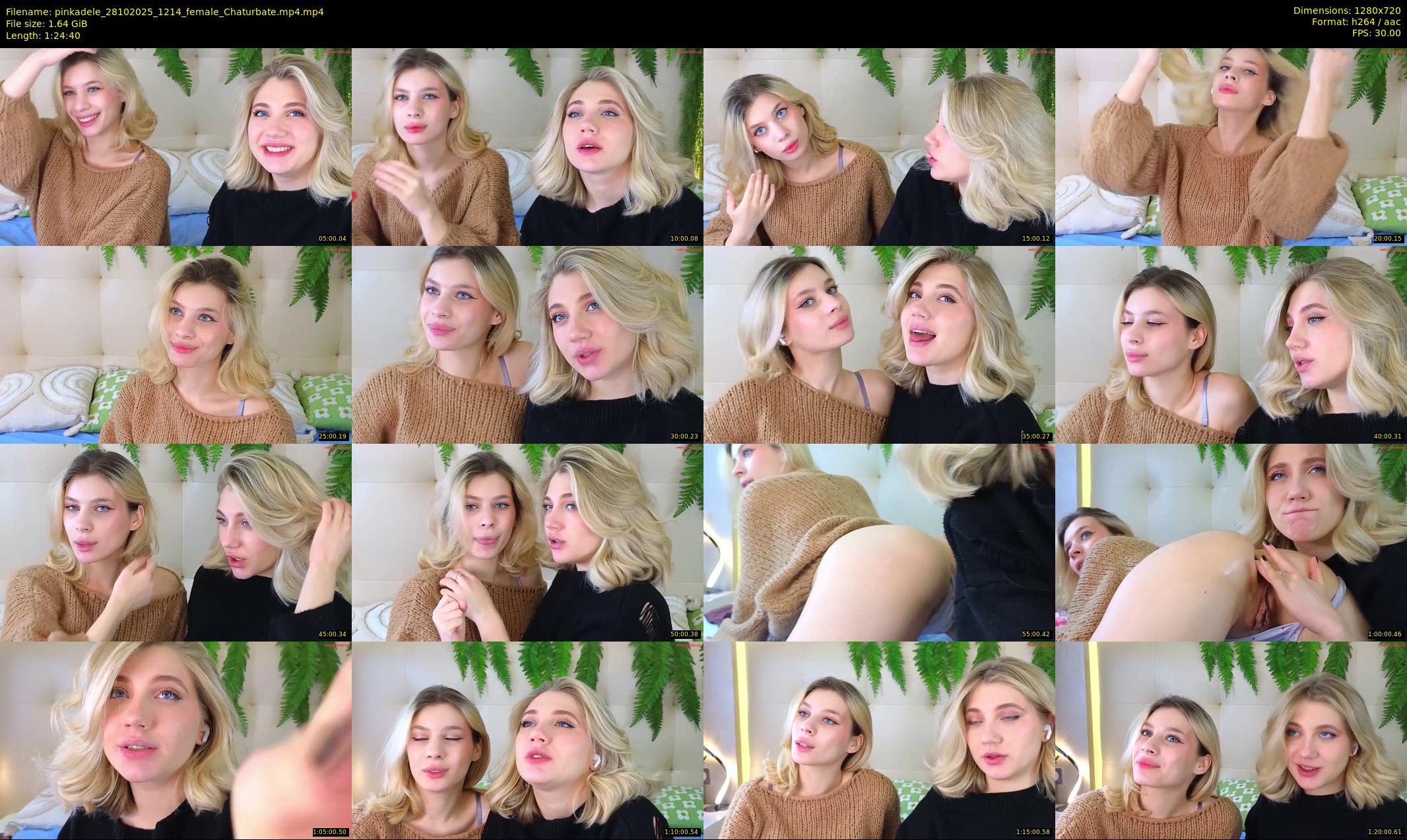 pinkadele — 85 minute Chaturbate female cam show recording, 720p, Oct 28, 2025