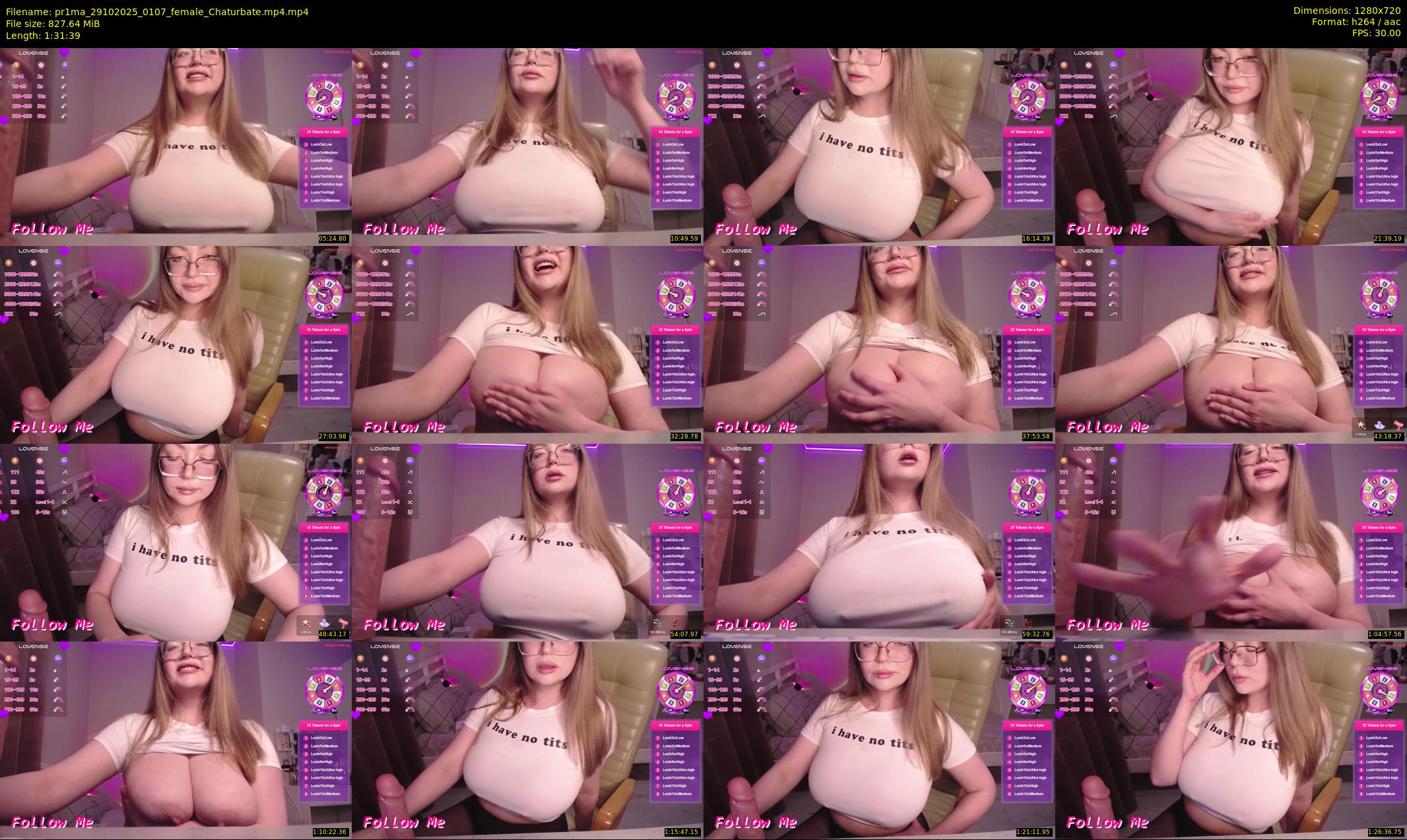 pr1ma — 92 minute Chaturbate female cam show recording, 720p, Oct 29, 2025