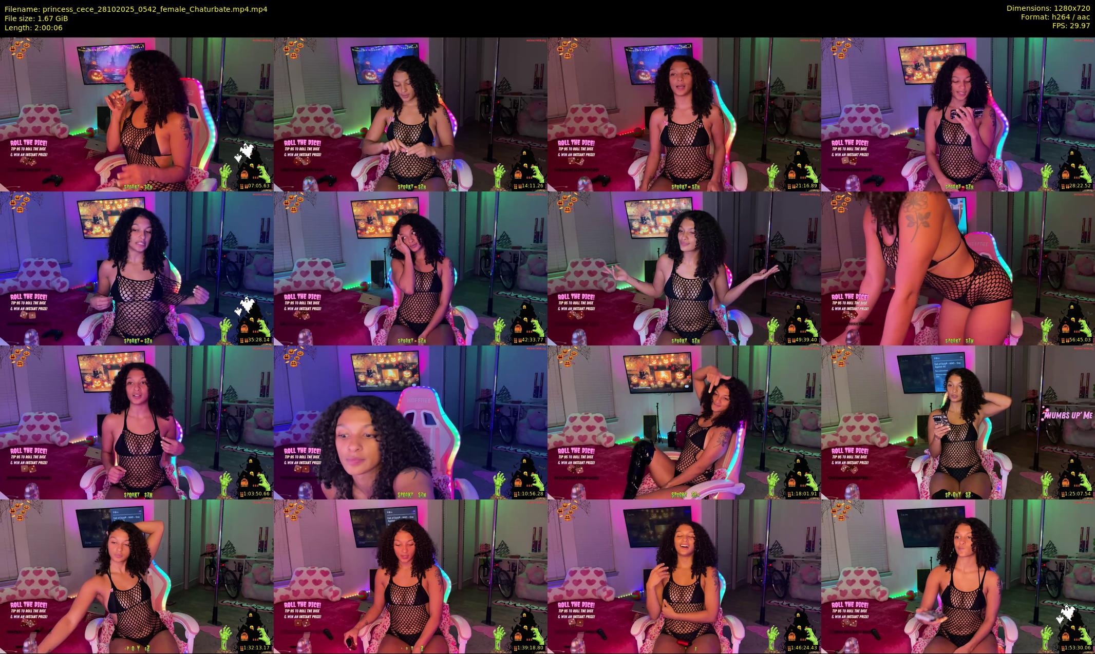 princess_cece — 121 minute Chaturbate female cam show recording, 720p, Oct 28, 2025