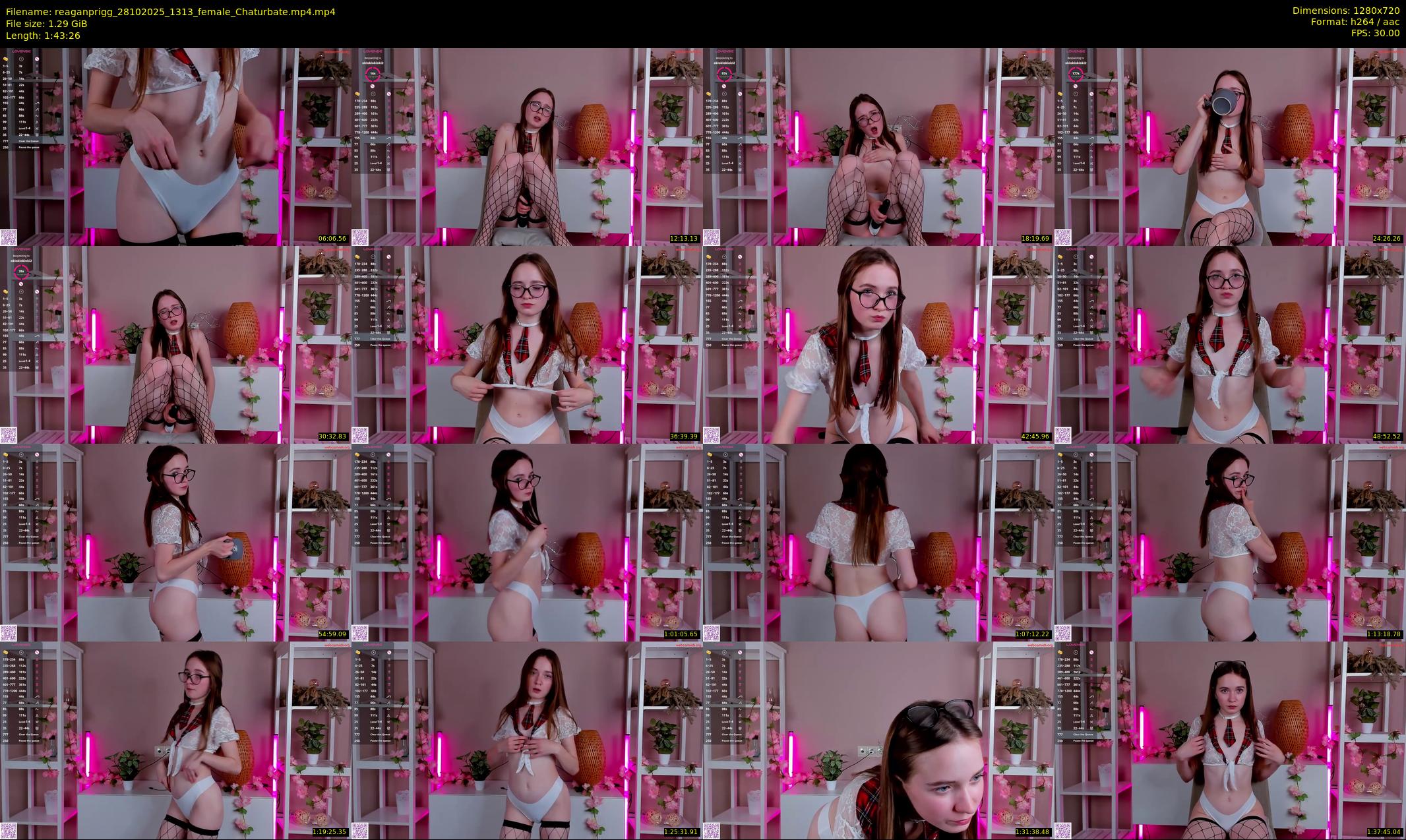 reaganprigg — 104 minute Chaturbate female cam show recording, 720p, Oct 28, 2025