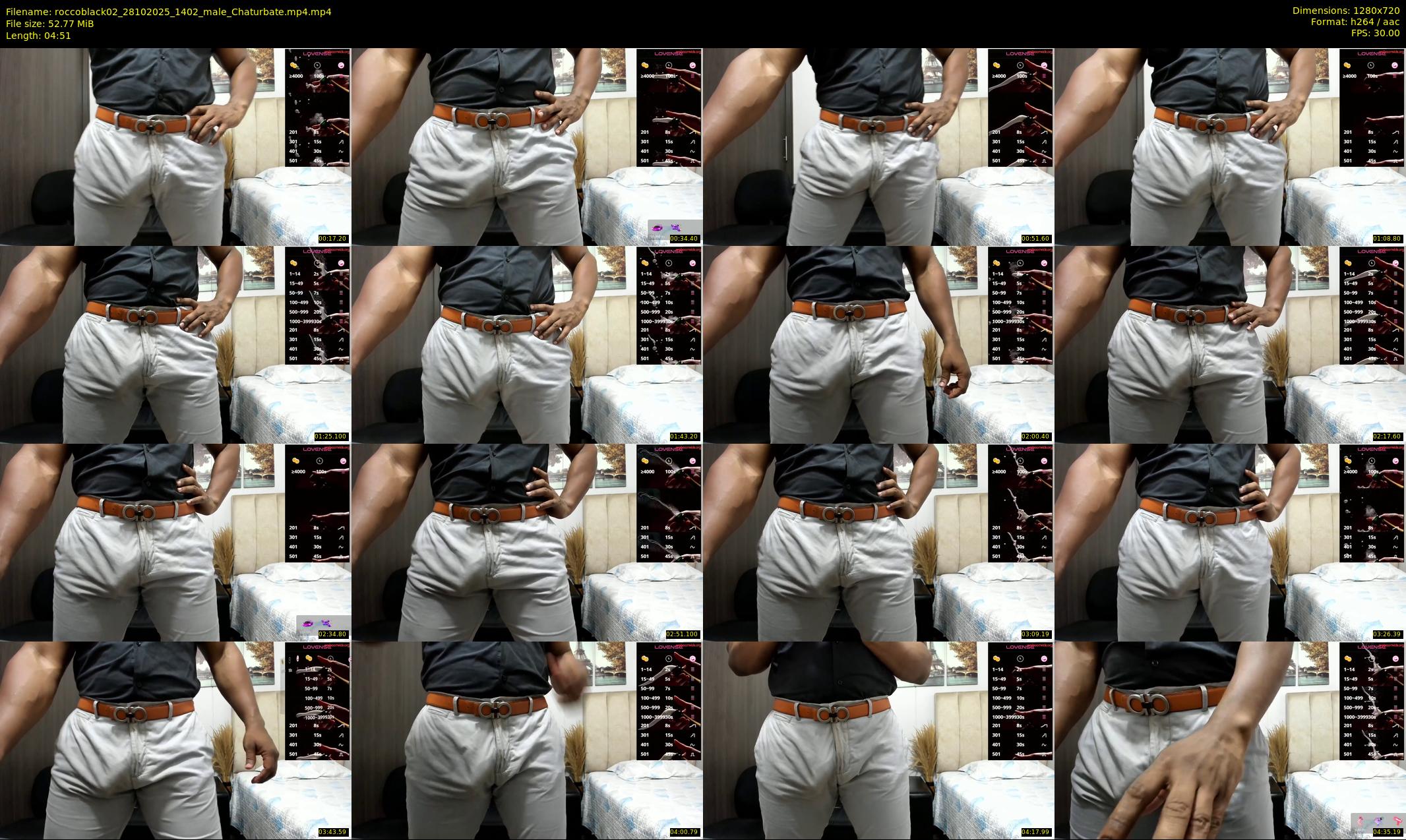 roccoblack02 — 5 minute Chaturbate male cam show recording, 720p, Oct 28, 2025