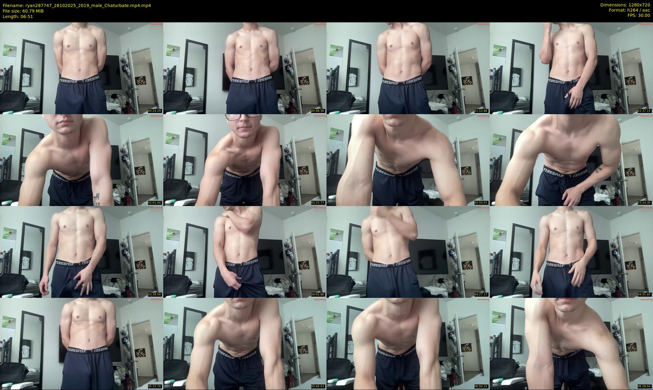 ryan287747 — 7 minute Chaturbate male cam show recording, 720p, Oct 28, 2025