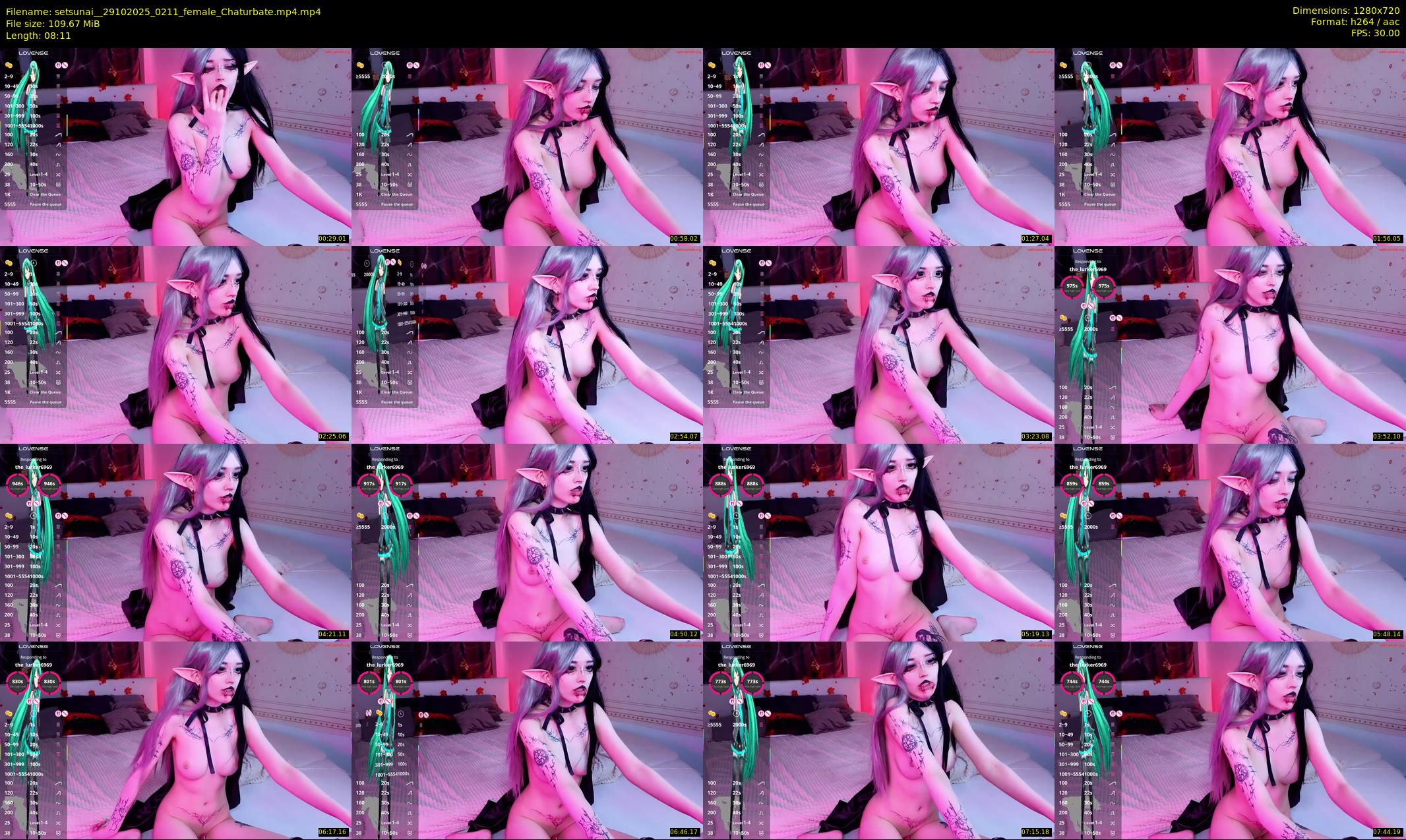 setsunai_ — 9 minute Chaturbate female cam show recording, 720p, Oct 29, 2025