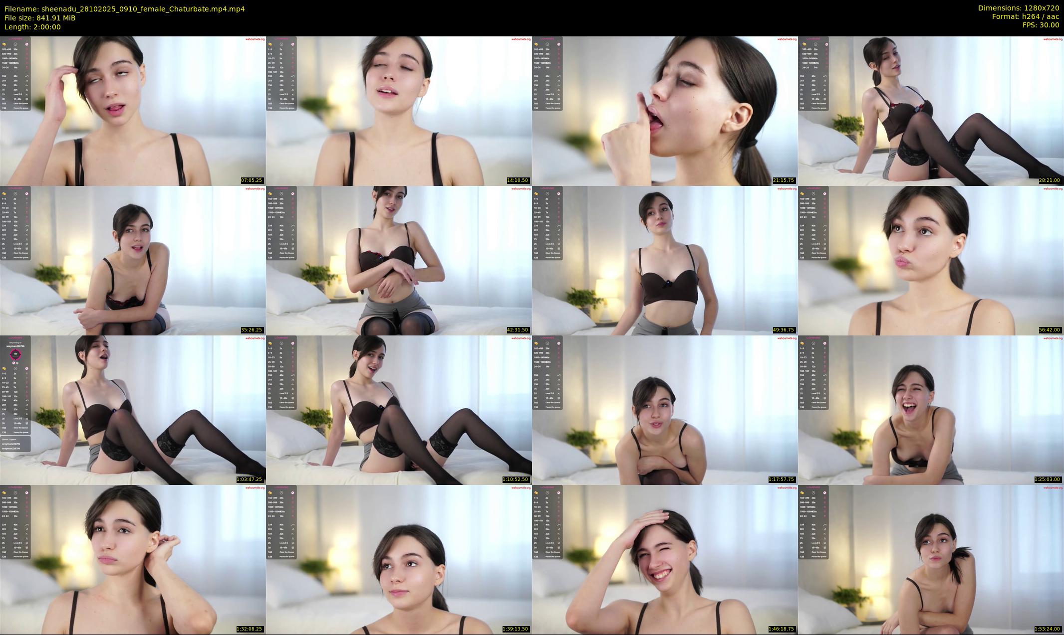 sheenadu — 120 minute Chaturbate female cam show recording, 720p, Oct 28, 2025