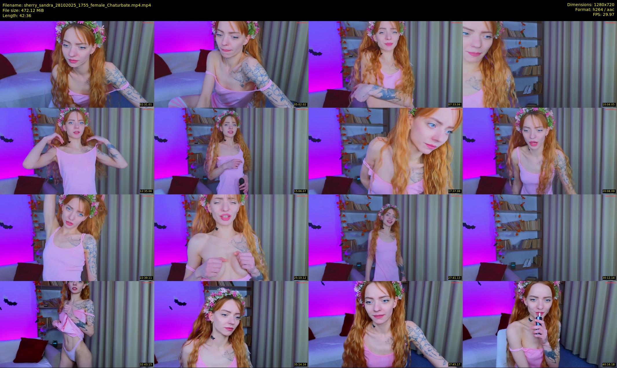sherry_sandra — 43 minute Chaturbate female cam show recording, 720p, Oct 28, 2025