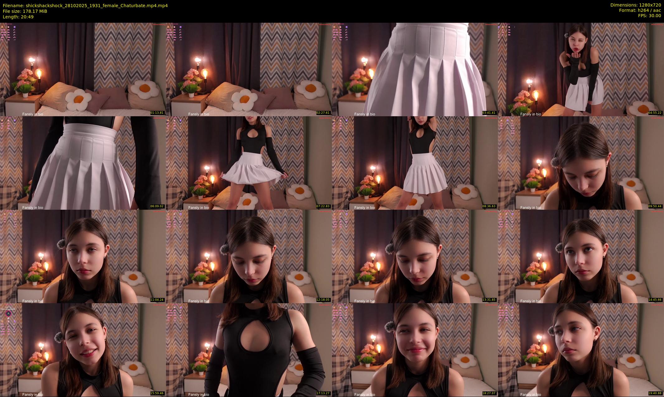 shickshackshock — 21 minute Chaturbate female cam show recording, 720p, Oct 28, 2025