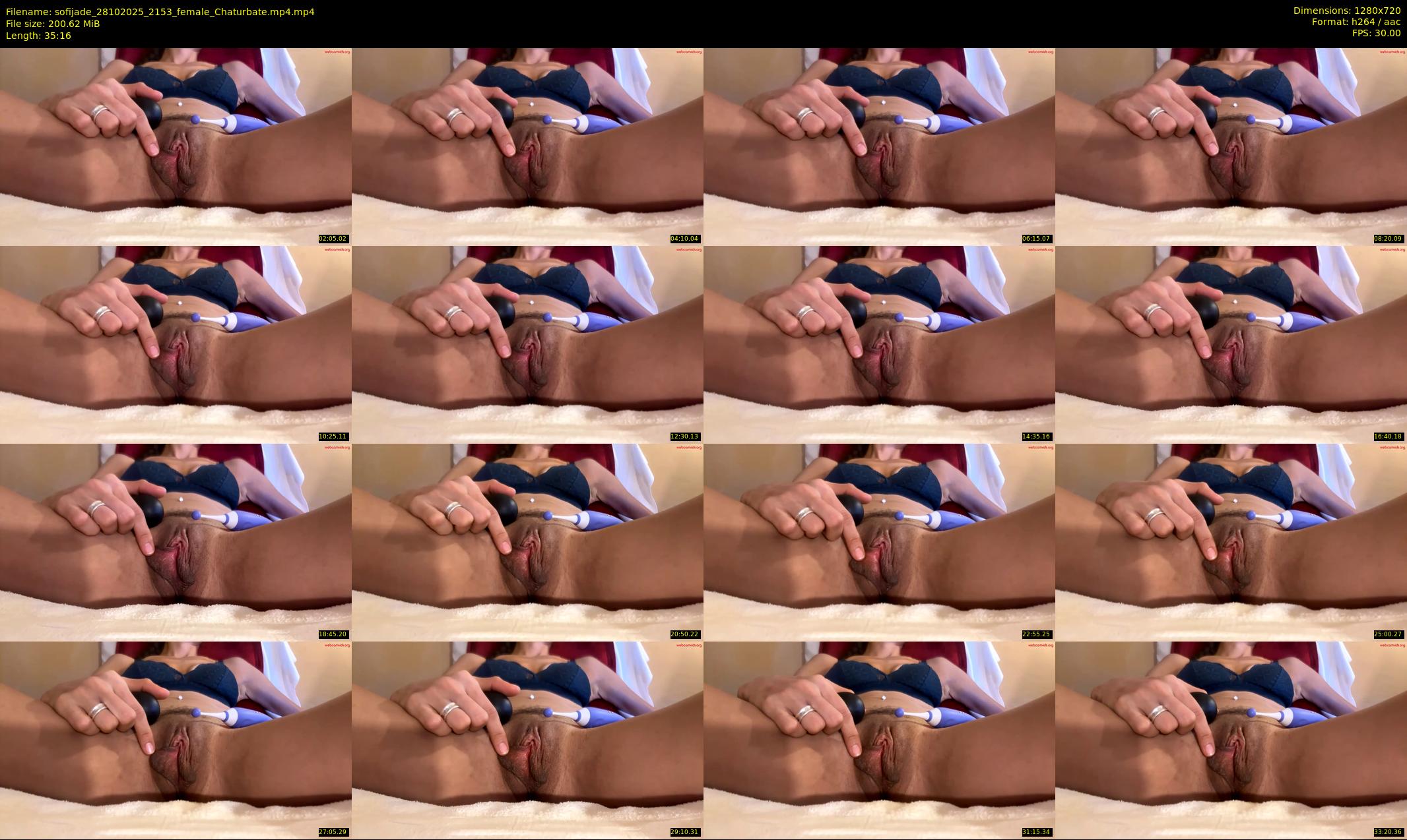 sofijade — 36 minute Chaturbate female cam show recording, 720p, Oct 28, 2025