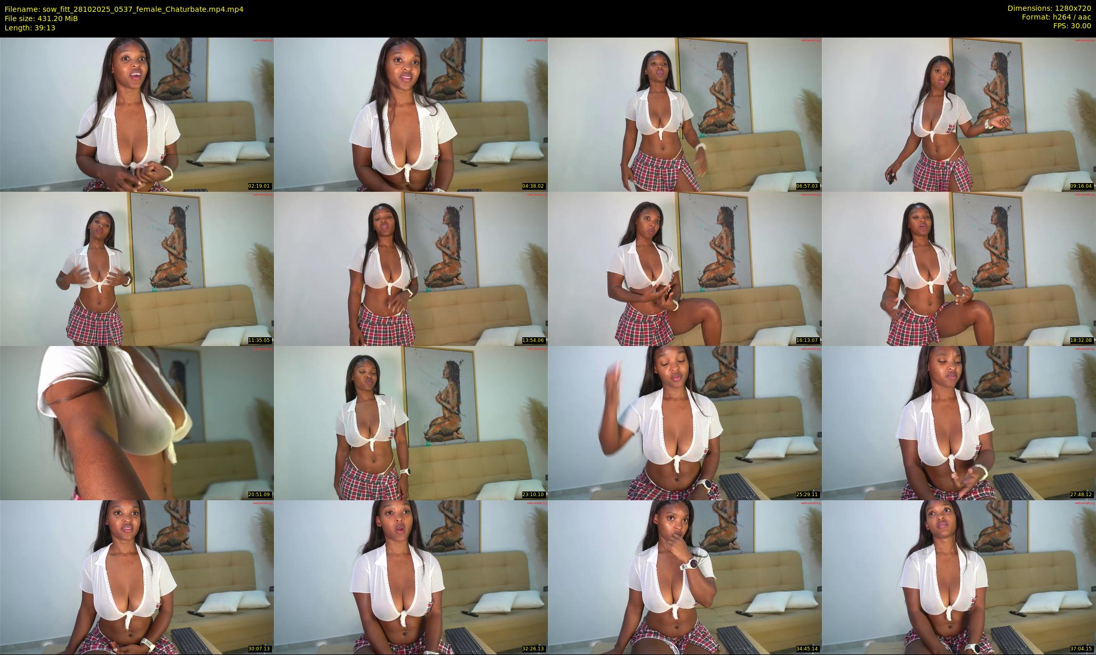 sow_fitt — 40 minute Chaturbate female cam show recording, 720p, Oct 28, 2025