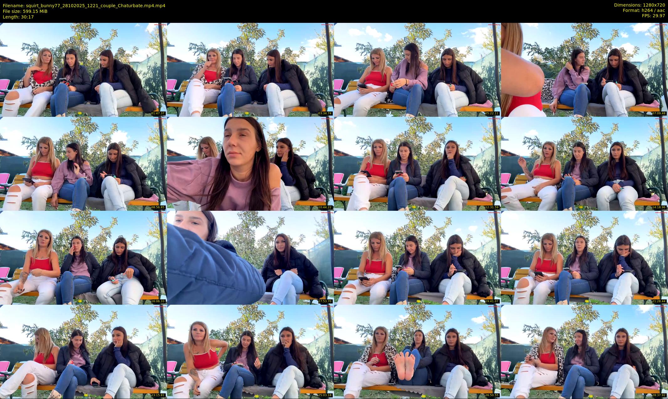 squirt_bunny77 — 31 minute Chaturbate couple cam show recording, 720p, Oct 28, 2025