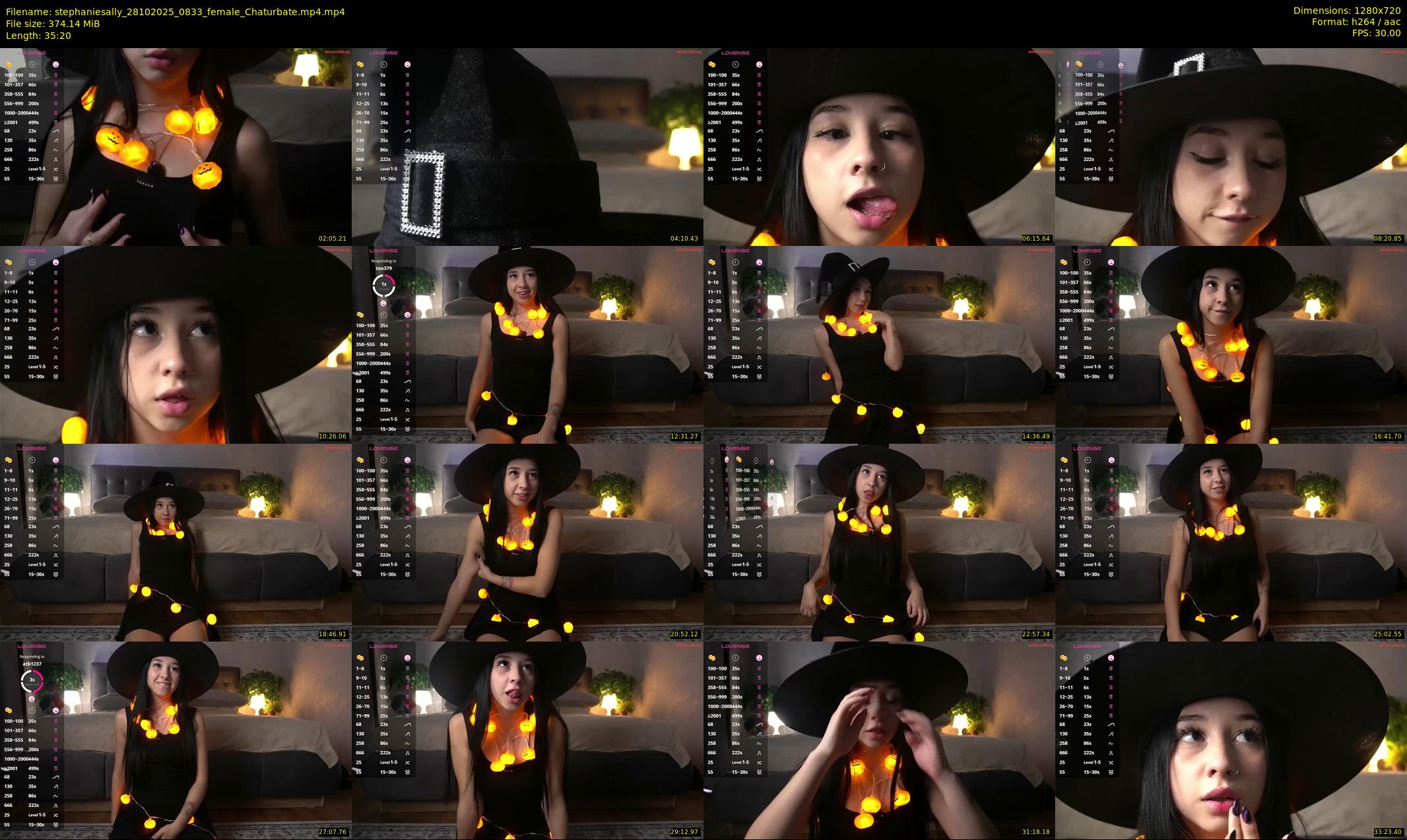 stephaniesally — 36 minute Chaturbate female cam show recording, 720p, Oct 28, 2025