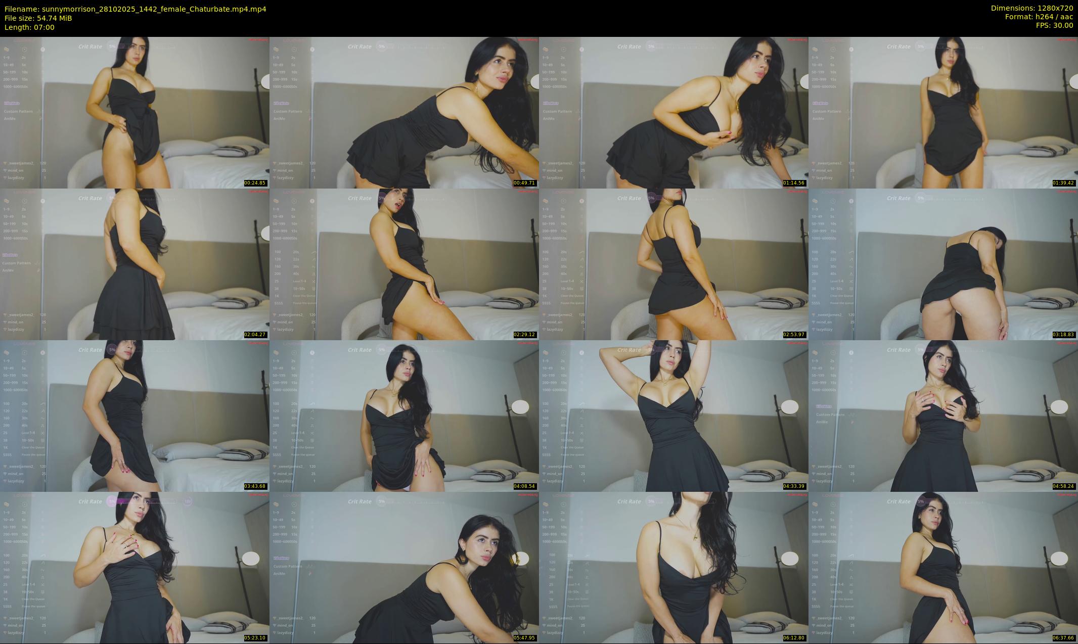 sunnymorrison — 7 minute Chaturbate female cam show recording, 720p, Oct 28, 2025