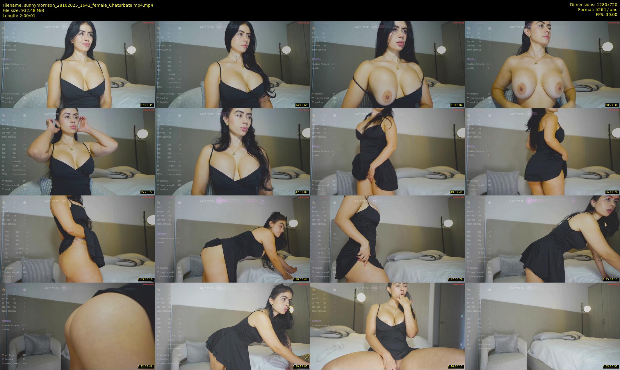 sunnymorrison — 121 minute Chaturbate female cam show recording, 720p, Oct 28, 2025