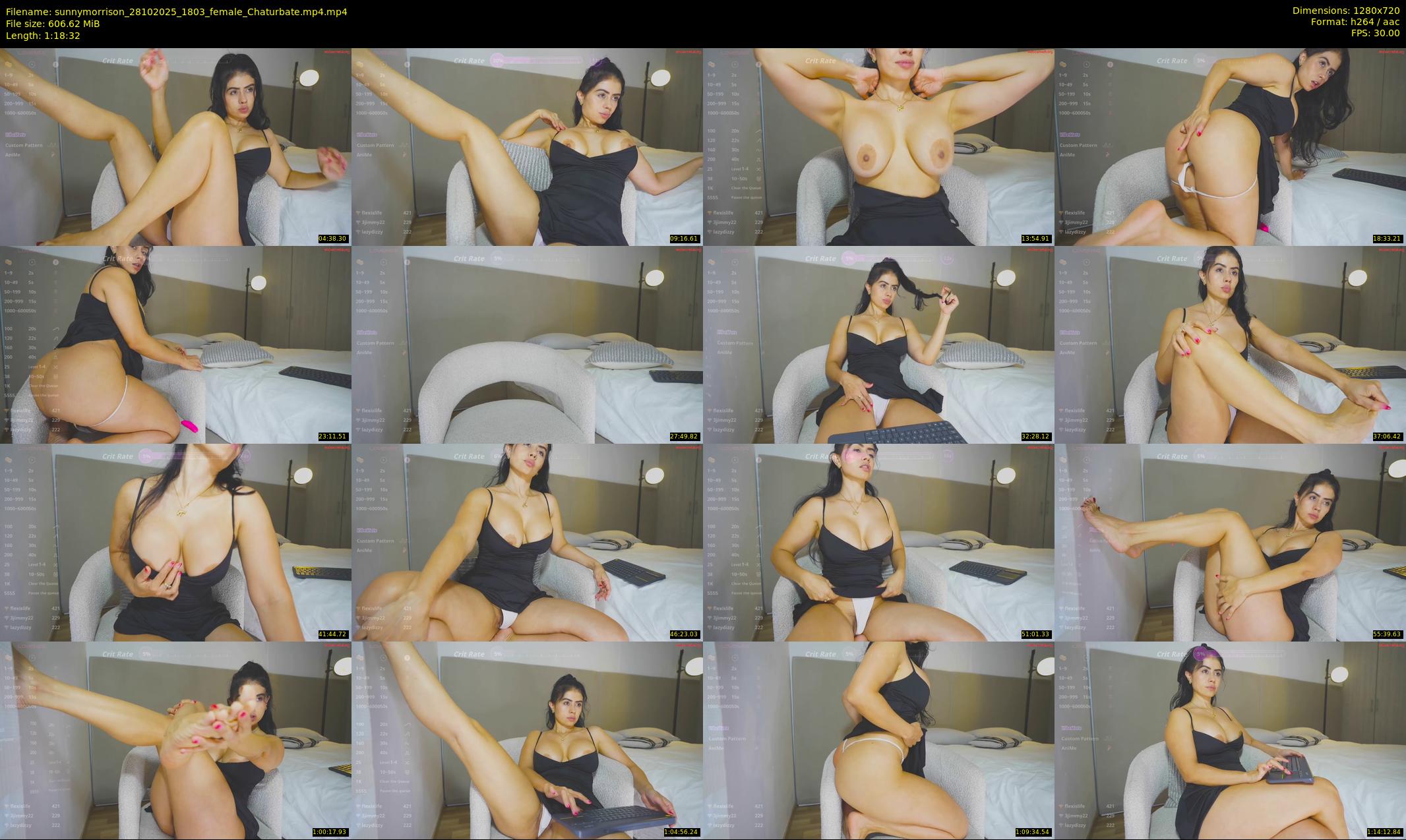 sunnymorrison — 79 minute Chaturbate female cam show recording, 720p, Oct 28, 2025