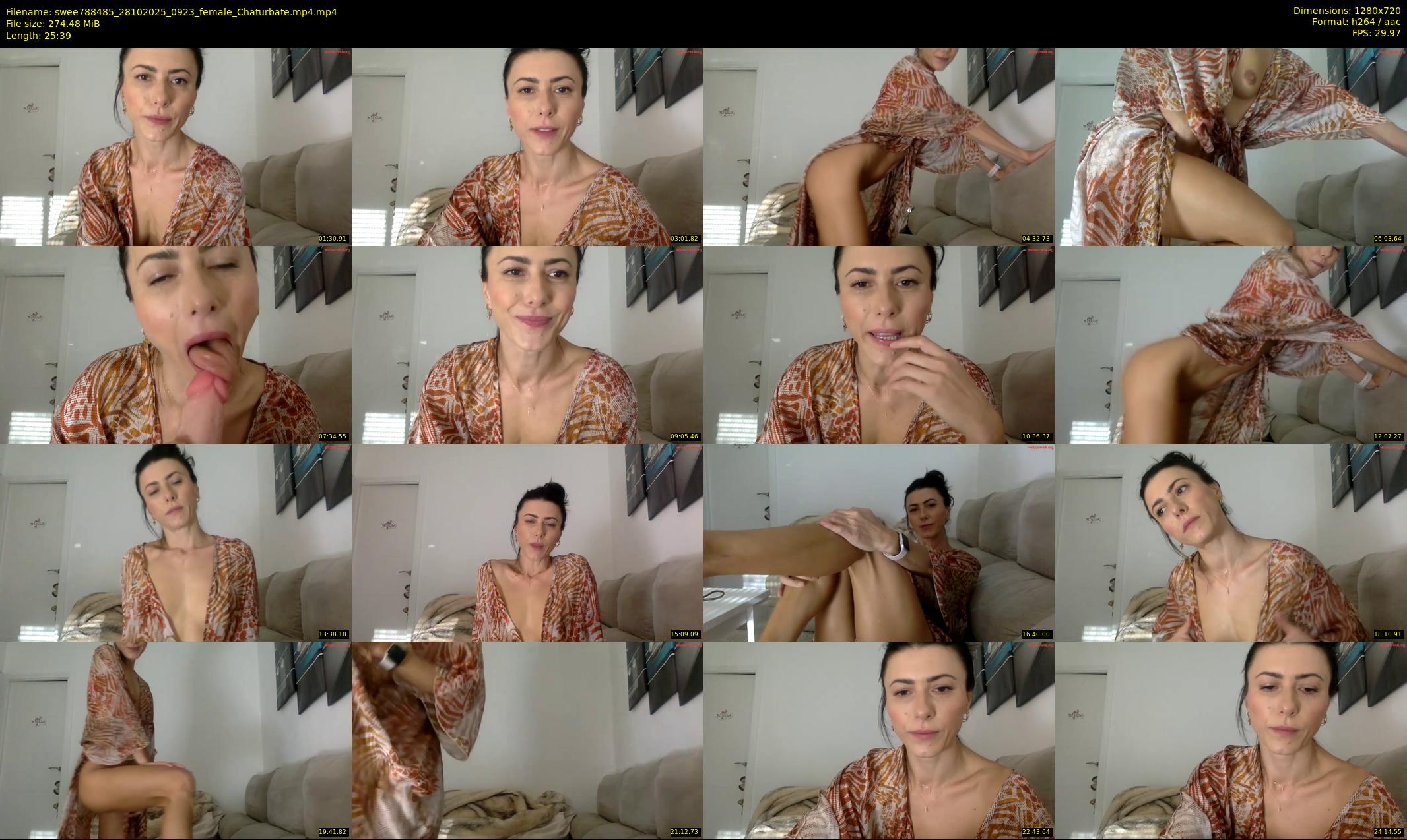 swee788485 — 26 minute Chaturbate female cam show recording, 720p, Oct 28, 2025