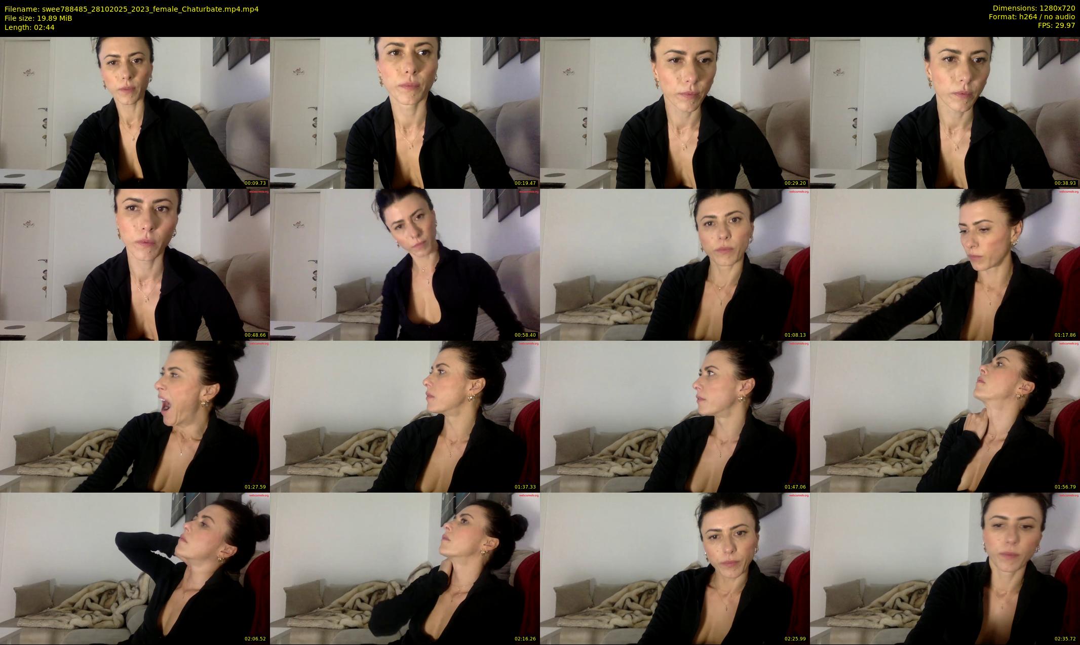 swee788485 — 3 minute Chaturbate female cam show recording, 720p, Oct 28, 2025