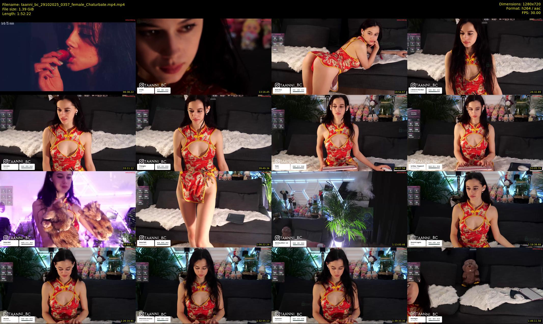 taanni_bc — 113 minute Chaturbate female cam show recording, 720p, Oct 29, 2025