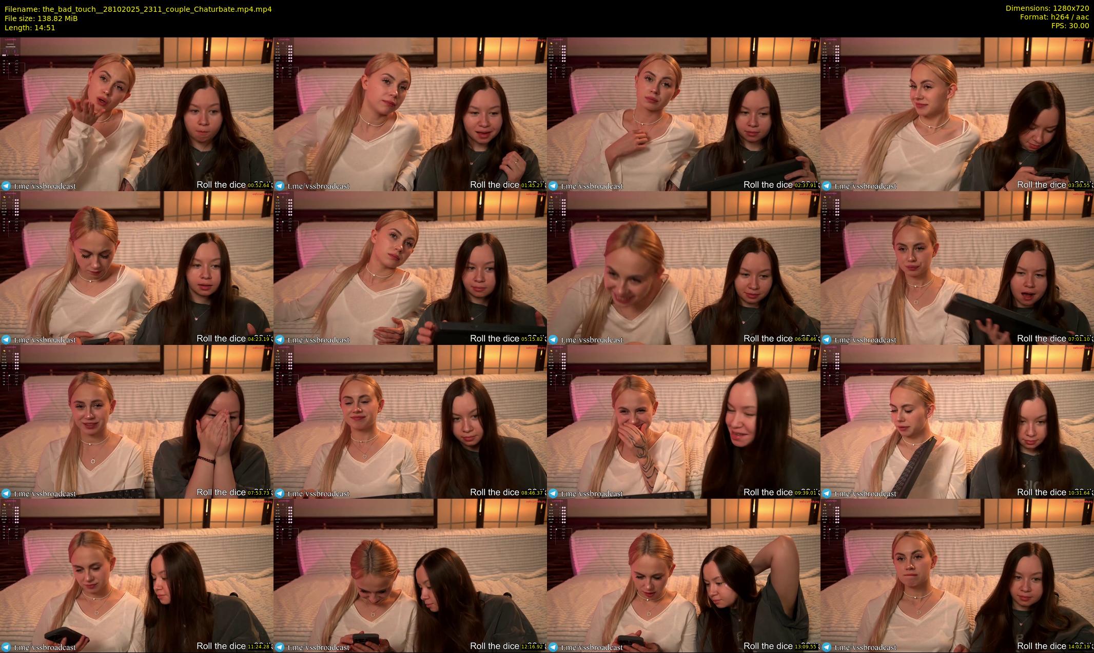 the_bad_touch_ — 15 minute Chaturbate couple cam show recording, 720p, Oct 28, 2025