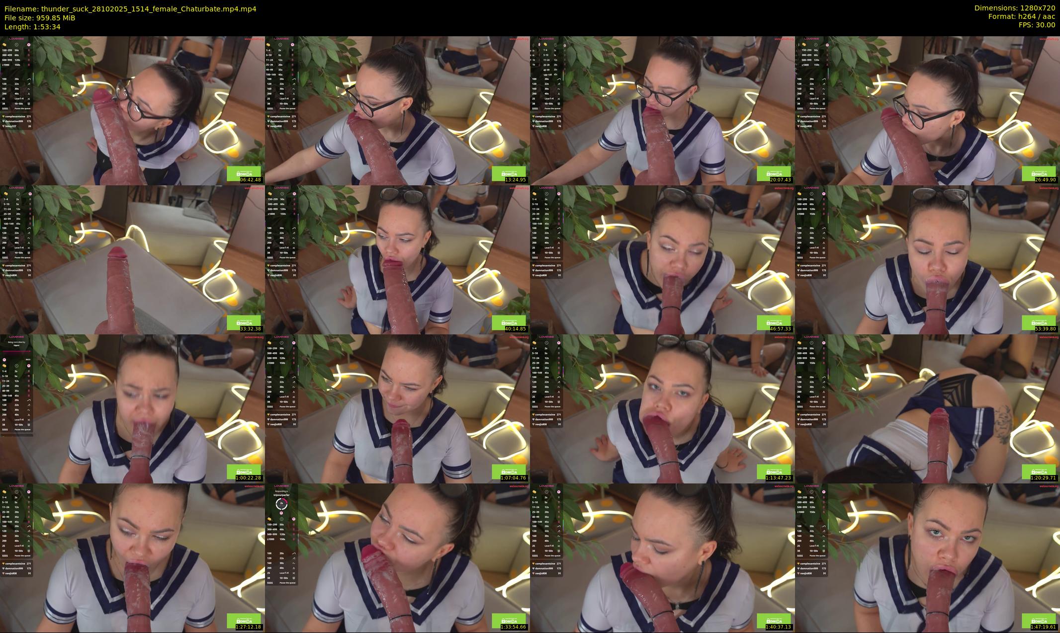 thunder_suck — 114 minute Chaturbate female cam show recording, 720p, Oct 28, 2025