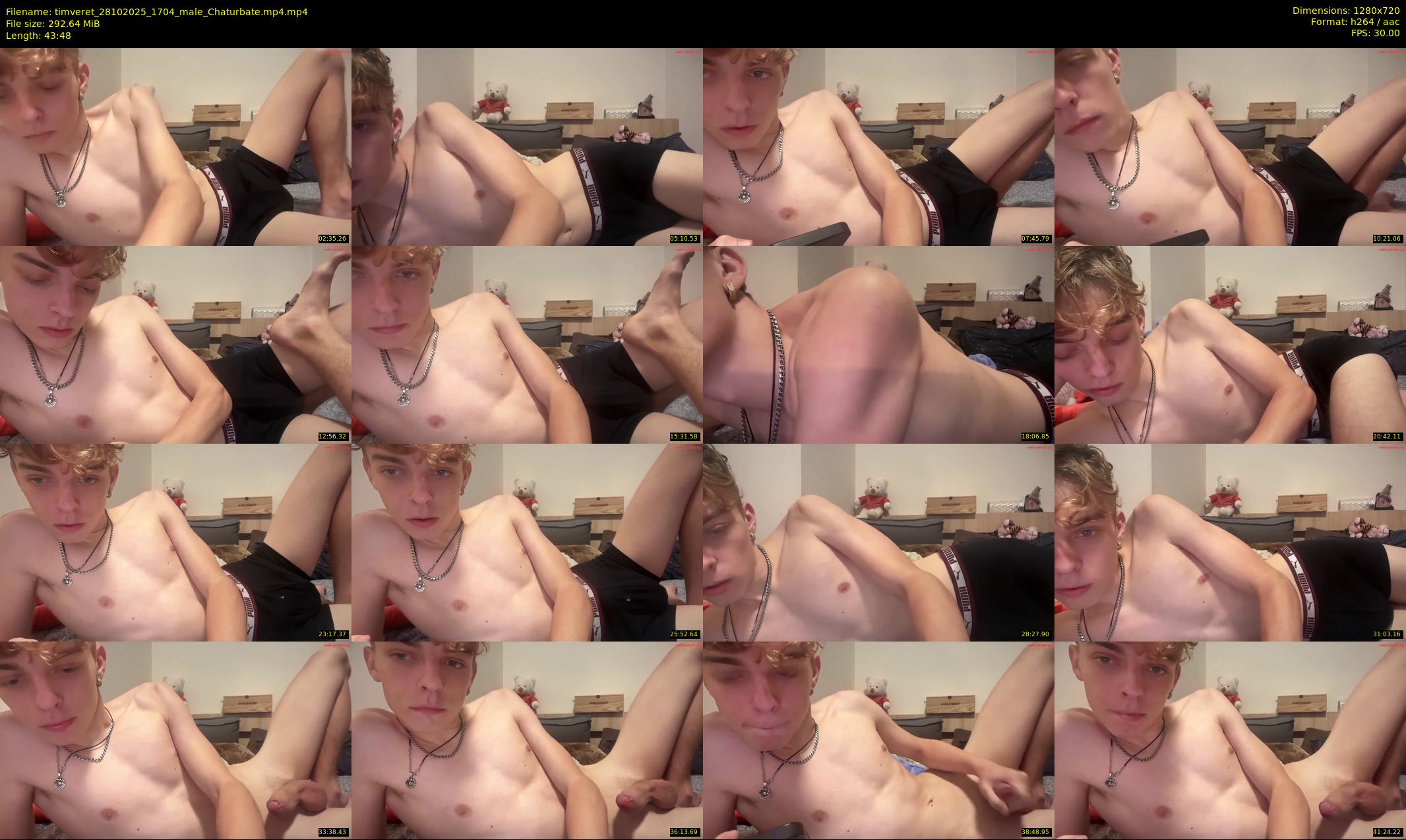 timveret — 44 minute Chaturbate male cam show recording, 720p, Oct 28, 2025