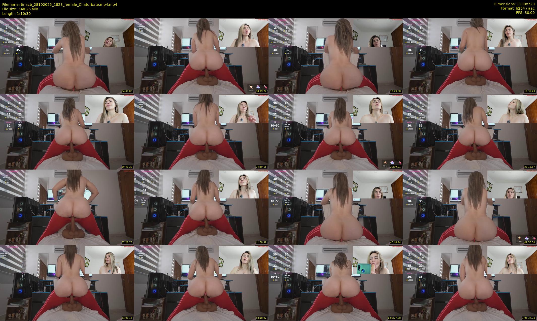 tinacb — 71 minute Chaturbate female cam show recording, 720p, Oct 28, 2025