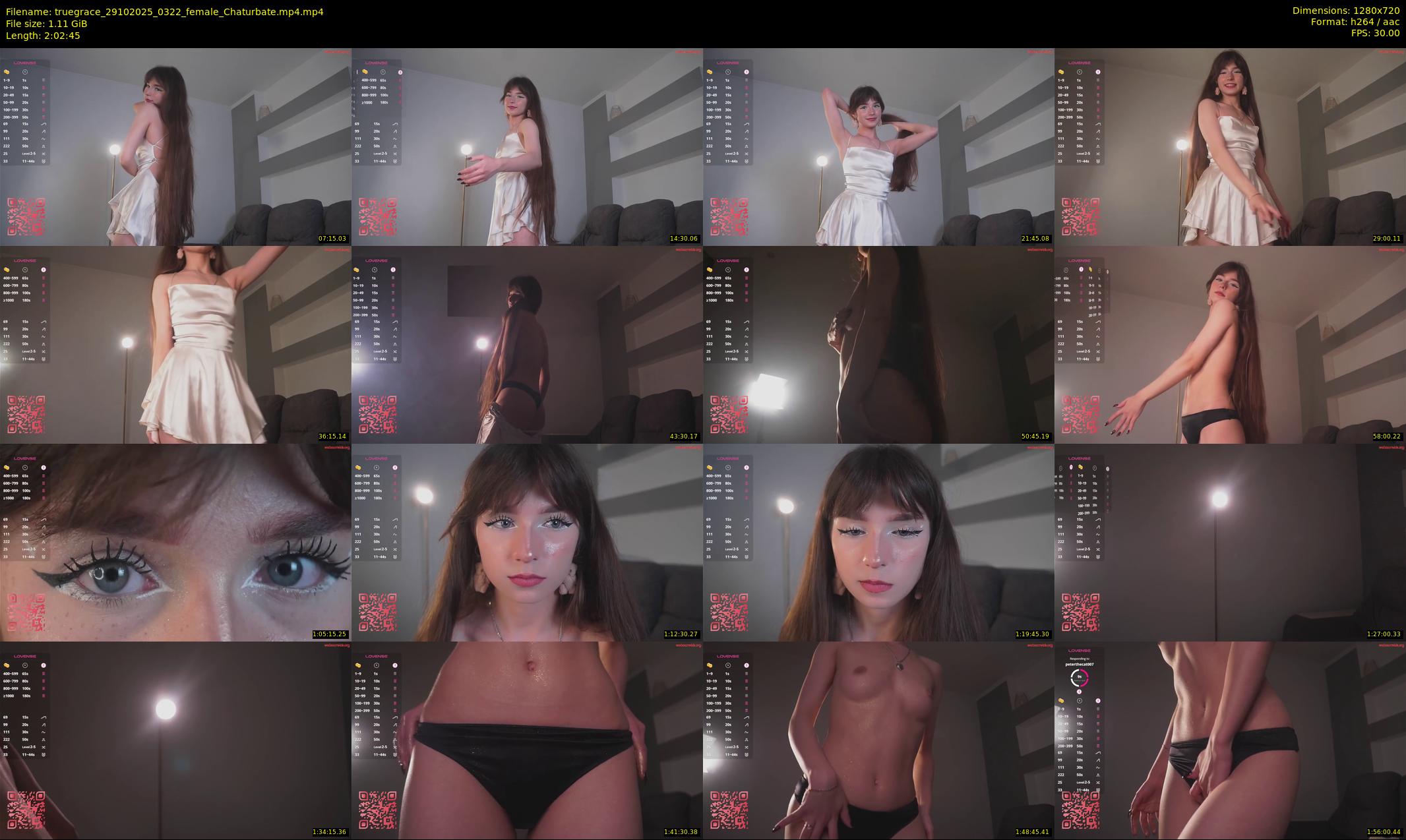 truegrace — 123 minute Chaturbate female cam show recording, 720p, Oct 29, 2025