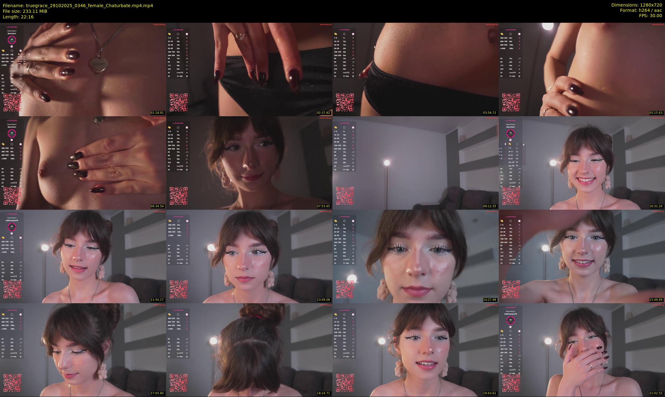 truegrace — 23 minute Chaturbate female cam show recording, 720p, Oct 29, 2025
