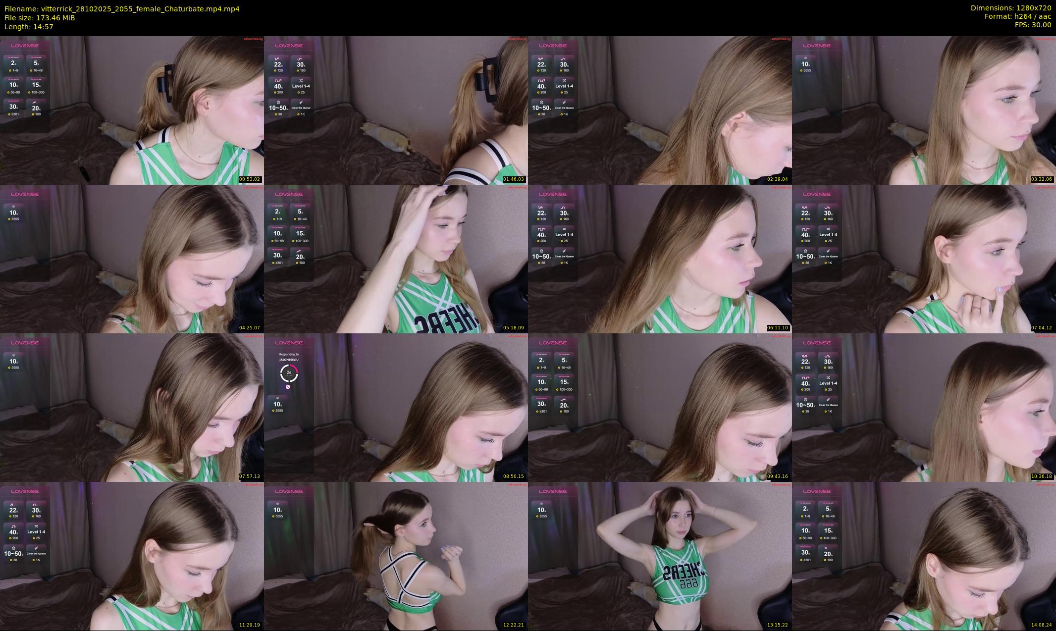 vitterrick — 15 minute Chaturbate female cam show recording, 720p, Oct 28, 2025