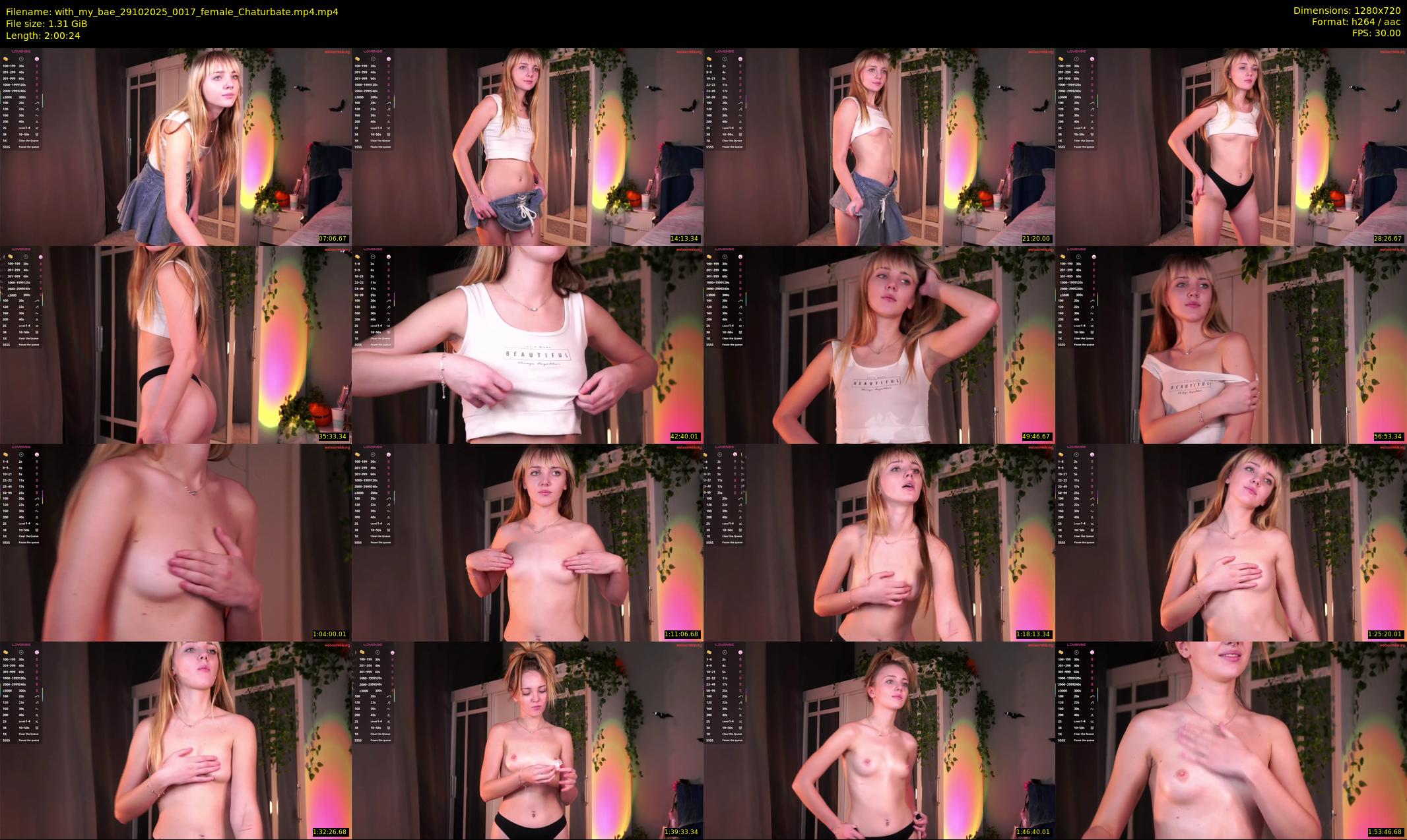 with_my_bae — 121 minute Chaturbate female cam show recording, 720p, Oct 29, 2025