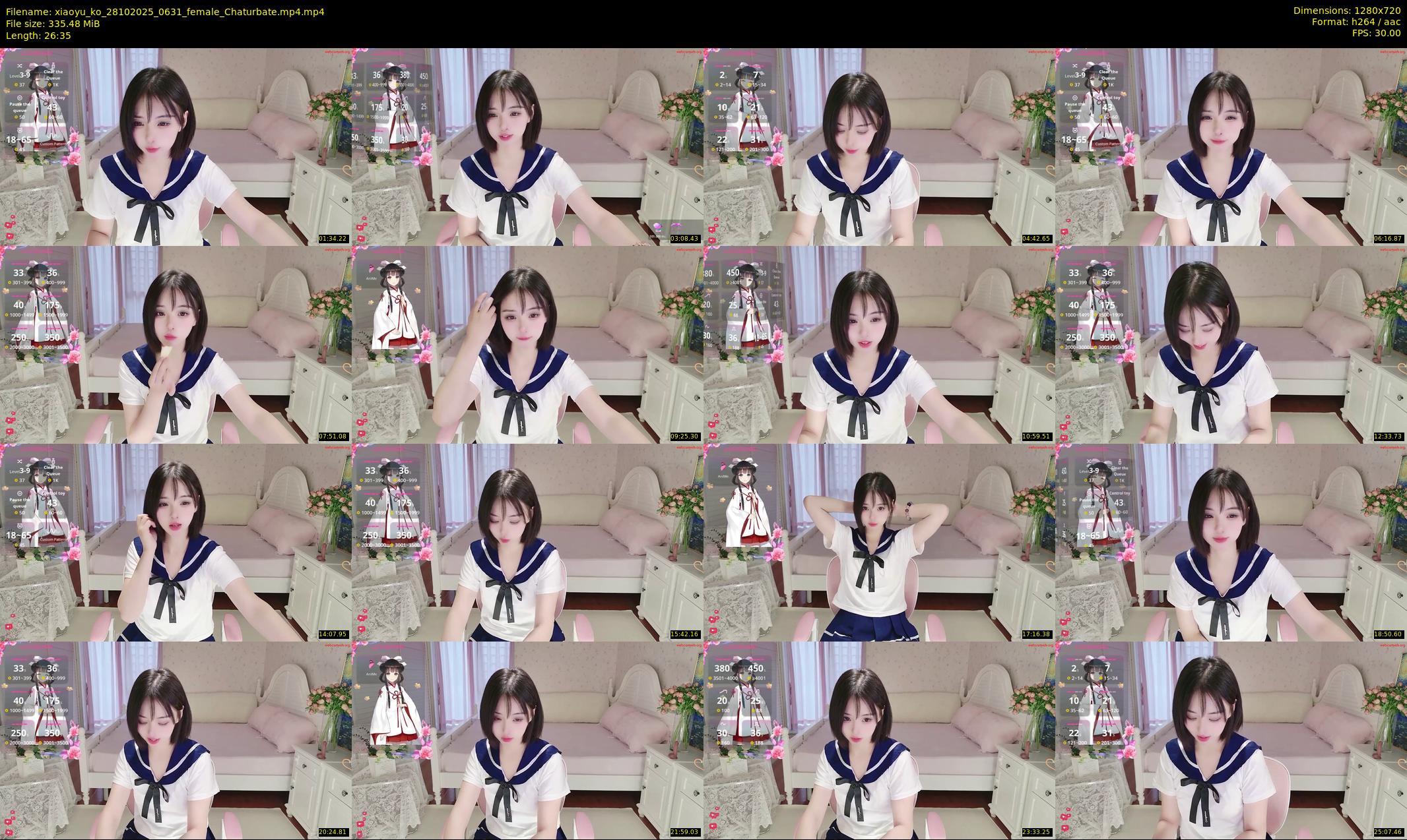 xiaoyu_ko — 27 minute Chaturbate female cam show recording, 720p, Oct 28, 2025
