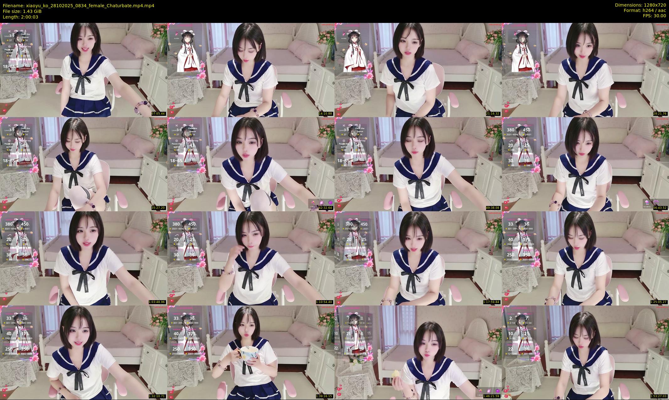 xiaoyu_ko — 121 minute Chaturbate female cam show recording, 720p, Oct 28, 2025