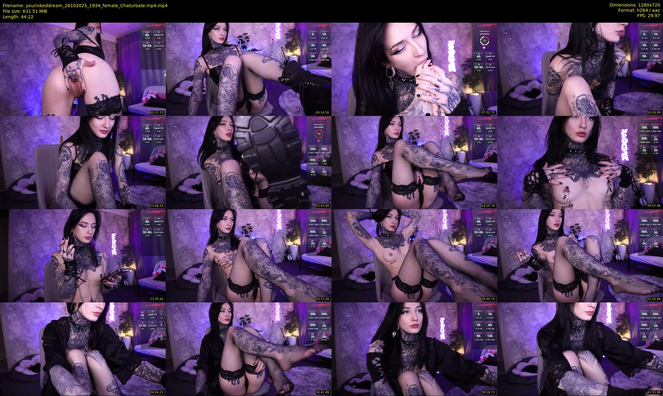 yourinkeddream — 45 minute Chaturbate couple cam show recording, 720p, Oct 28, 2025