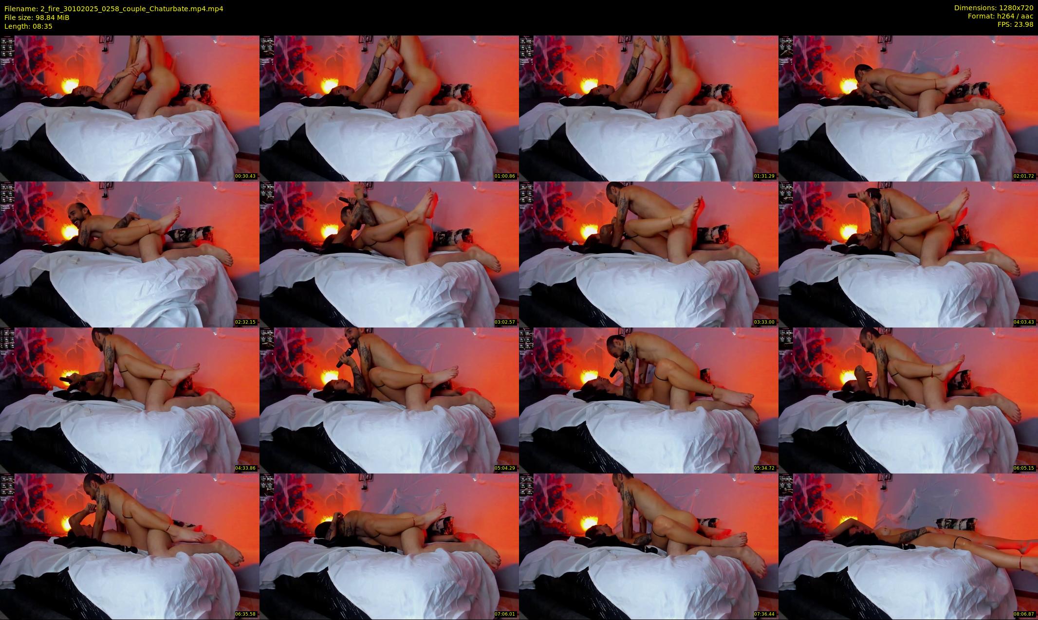2_fire — 9 minute Chaturbate couple cam show recording, 720p, Oct 30, 2025