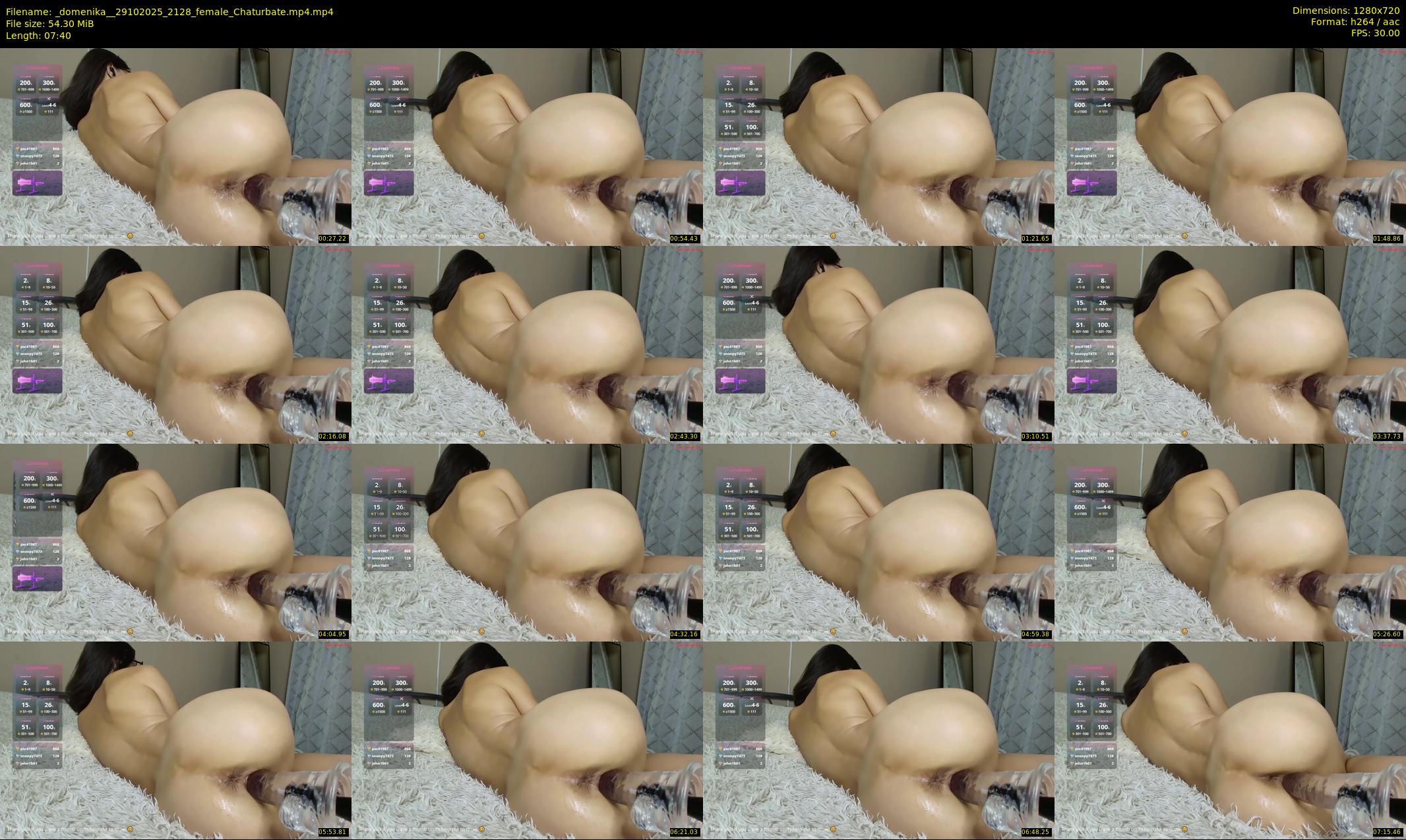 _domenika_ — 8 minute Chaturbate couple cam show recording, 720p, Oct 29, 2025