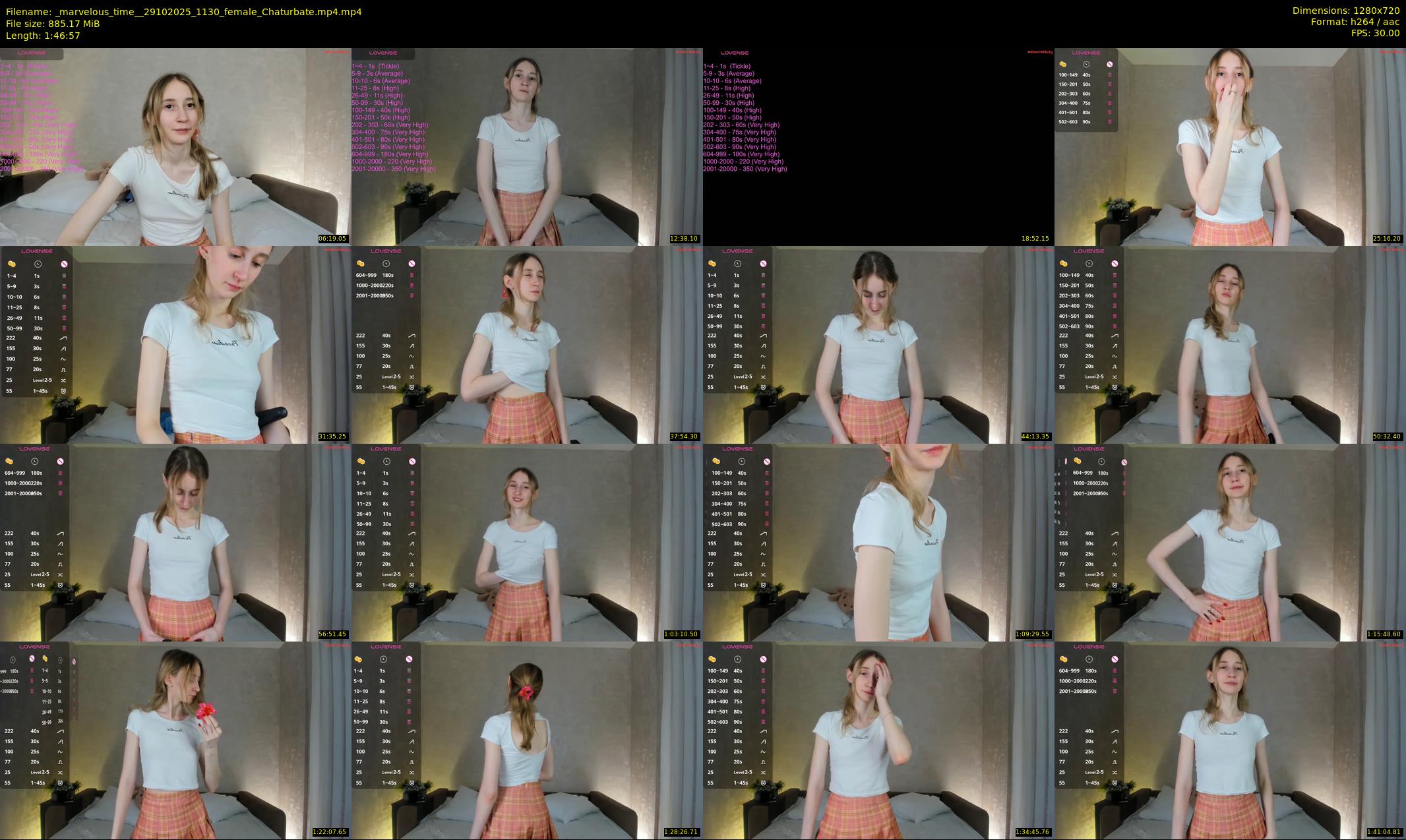 _marvelous_time_ — 107 minute Chaturbate female cam show recording, 720p, Oct 29, 2025