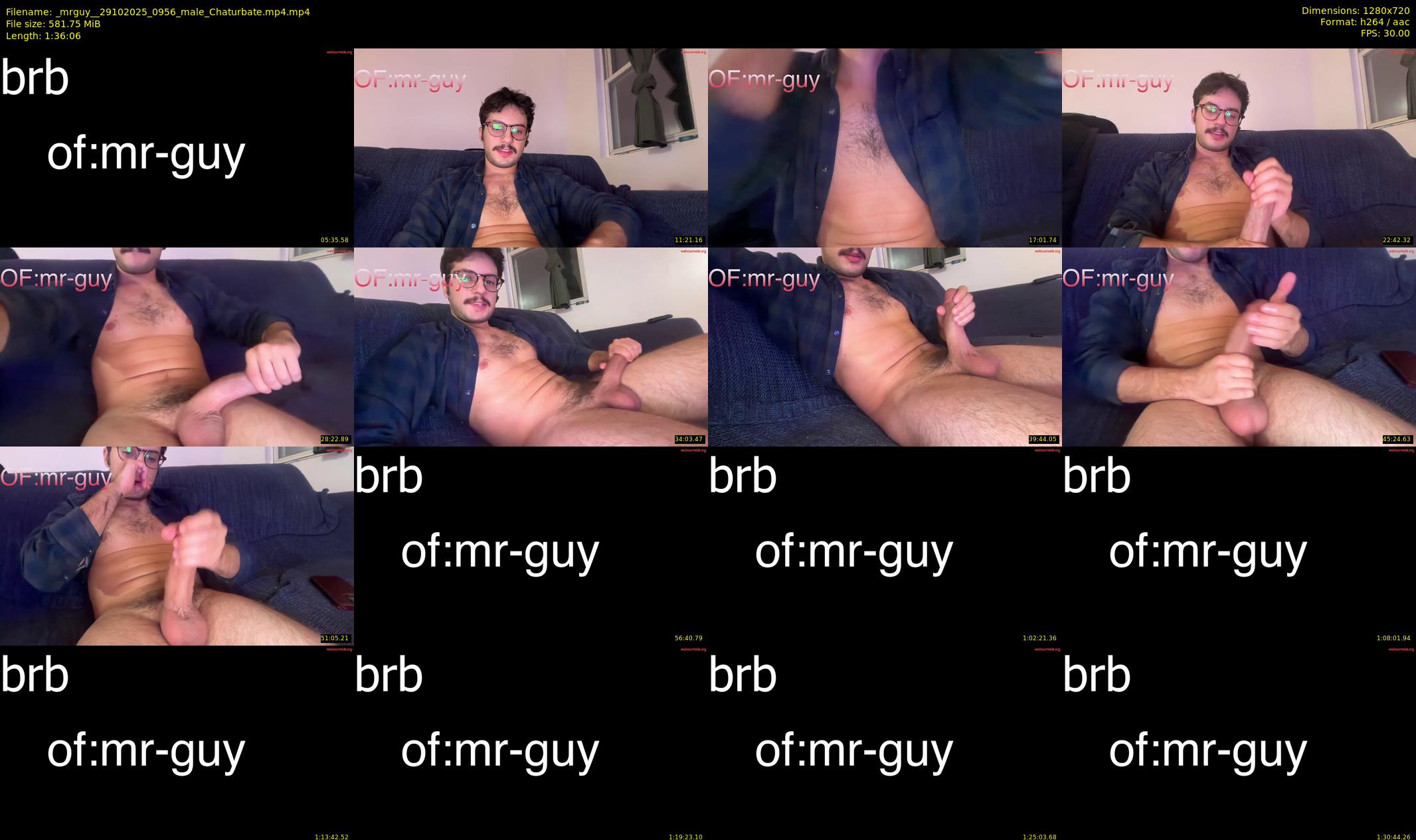 _mrguy_ — 97 minute Chaturbate male cam show recording, 720p, Oct 29, 2025
