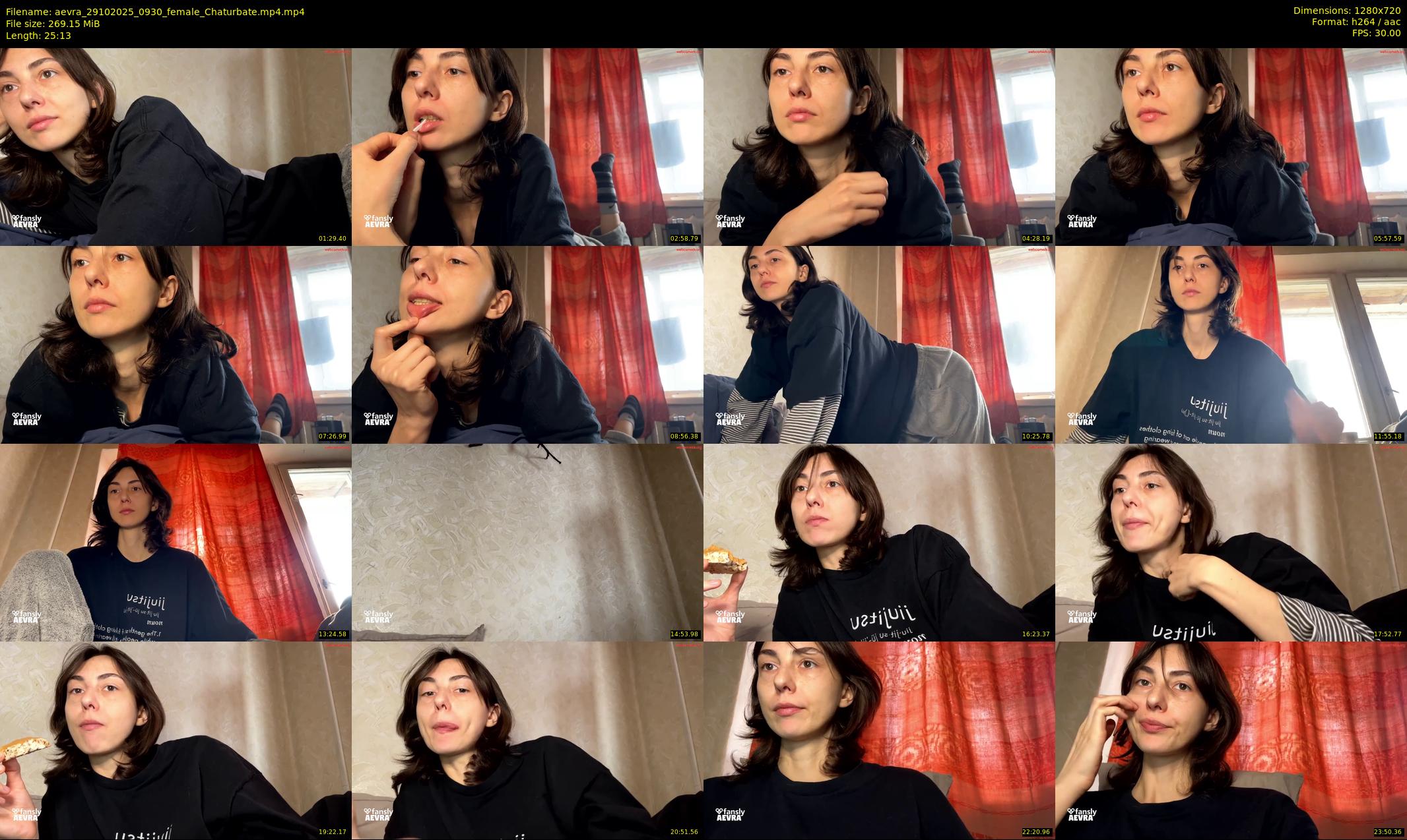 aevra — 26 minute Chaturbate female cam show recording, 720p, Oct 29, 2025