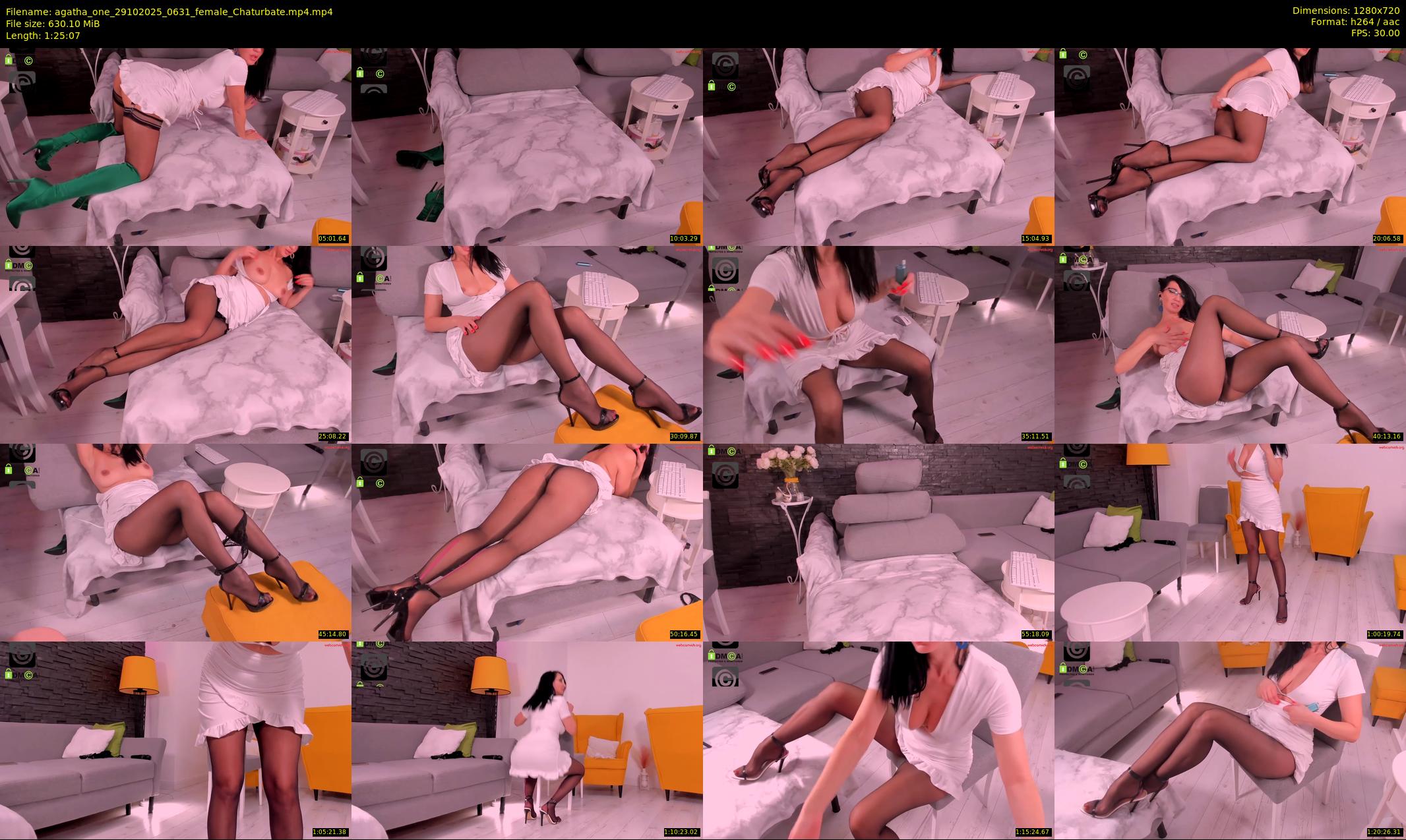 agatha_one — 86 minute Chaturbate female cam show recording, 720p, Oct 29, 2025