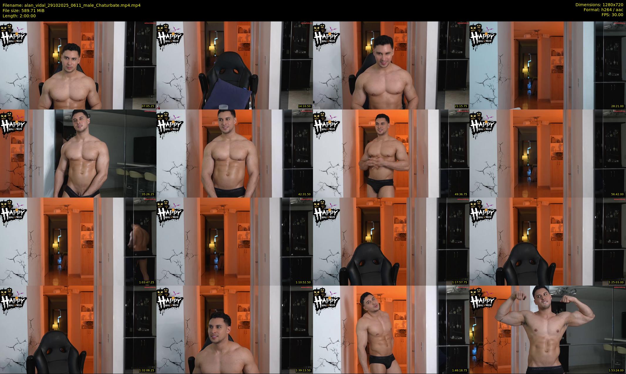 alan_vidal — 120 minute Chaturbate male cam show recording, 720p, Oct 29, 2025