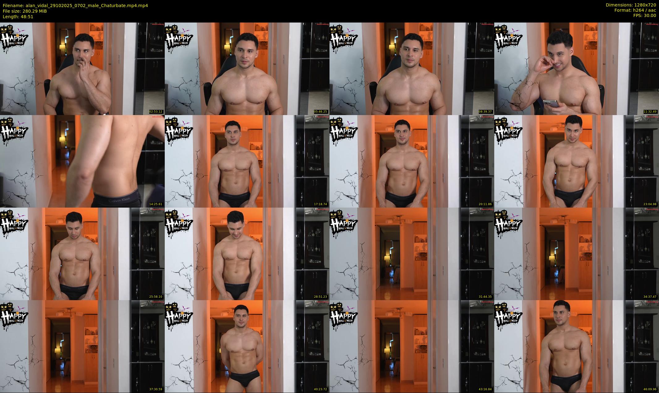 alan_vidal — 49 minute Chaturbate male cam show recording, 720p, Oct 29, 2025