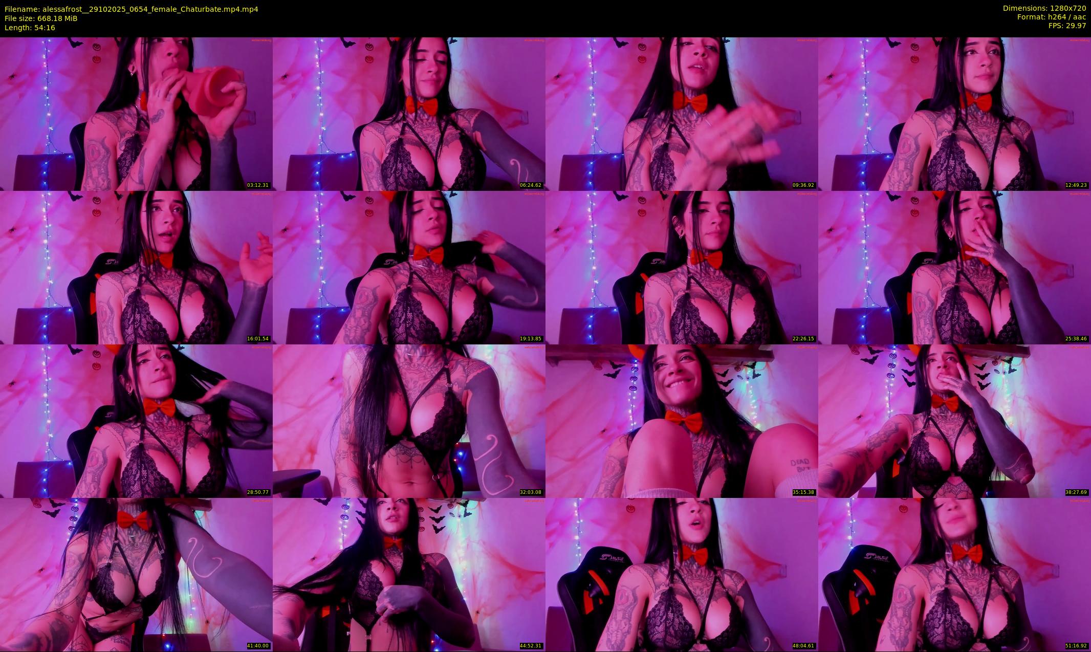 alessafrost_ — 55 minute Chaturbate female cam show recording, 720p, Oct 29, 2025