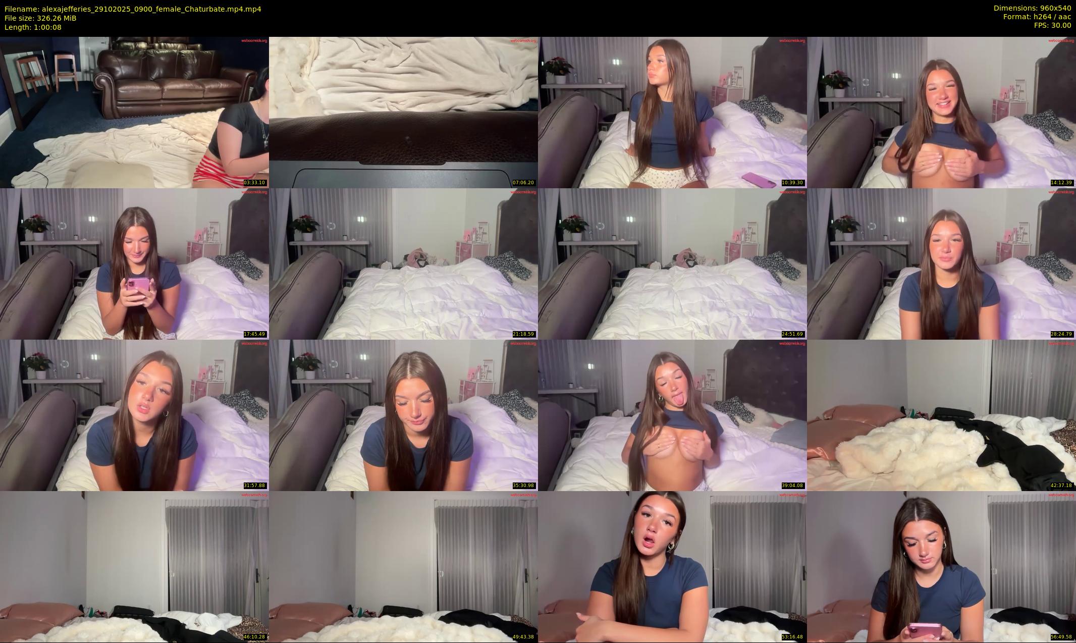 alexajefferies — 61 minute Chaturbate female cam show recording, 480p, Oct 29, 2025