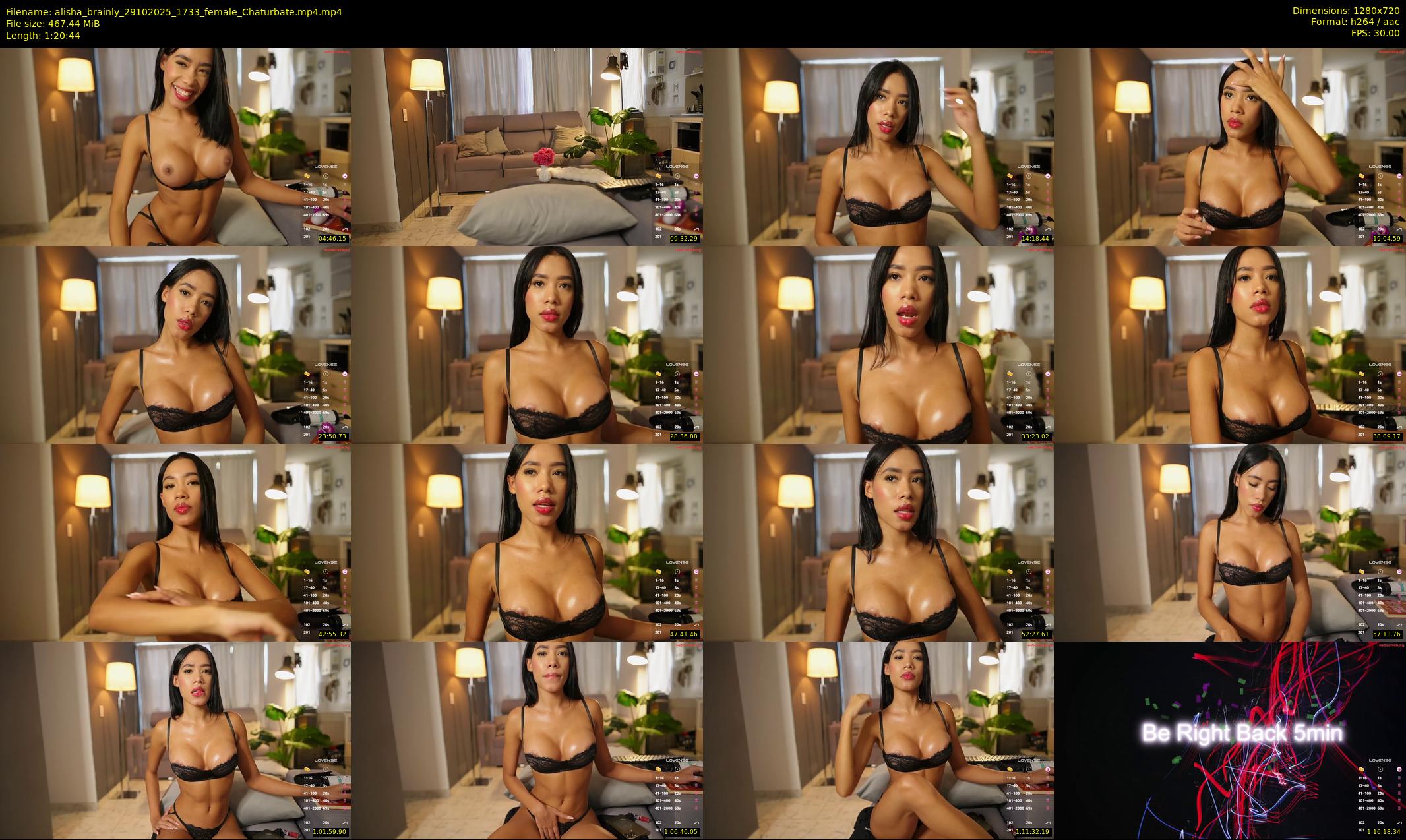 alisha_brainly — 81 minute Chaturbate female cam show recording, 720p, Oct 29, 2025