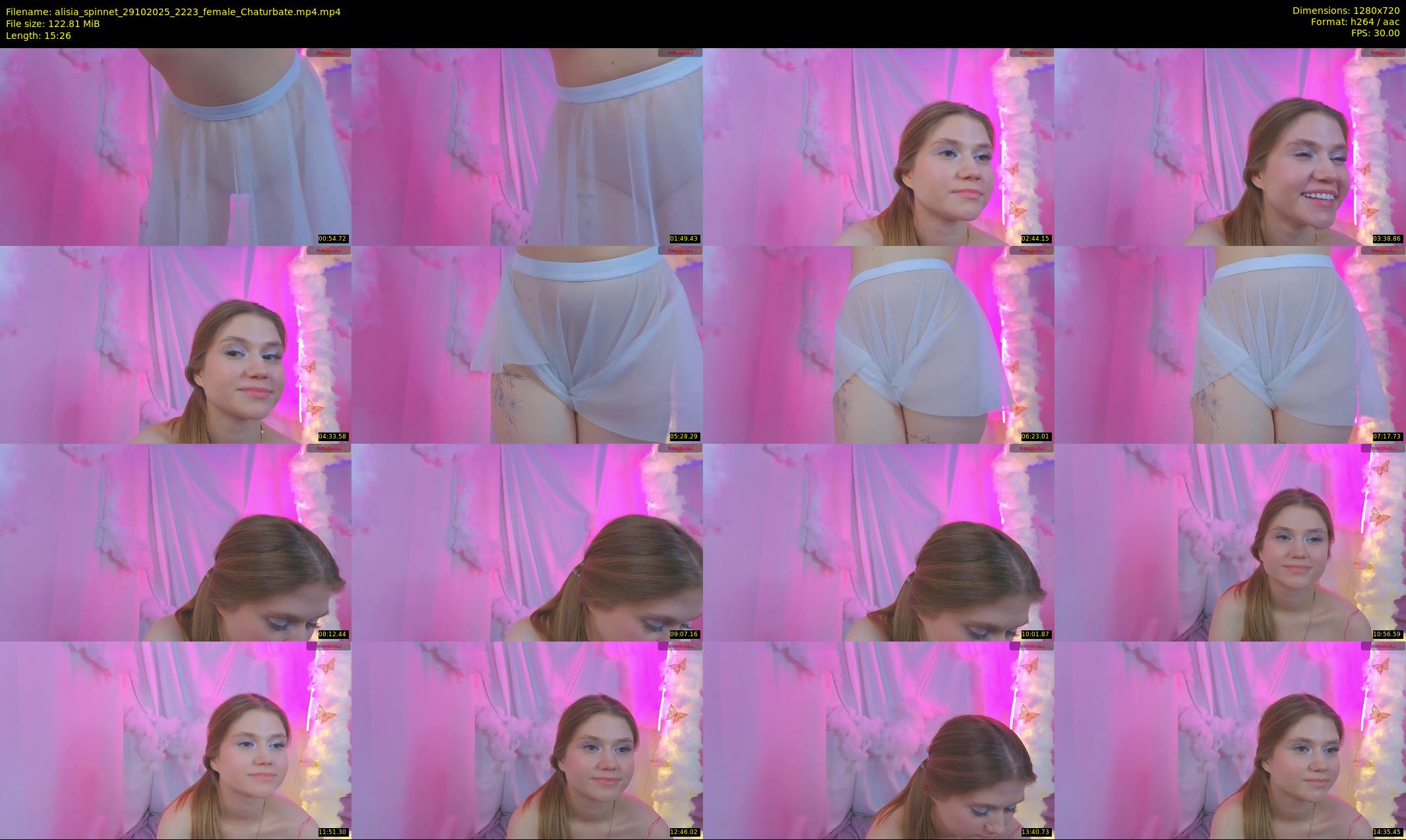 alisia_spinnet — 16 minute Chaturbate female cam show recording, 720p, Oct 29, 2025