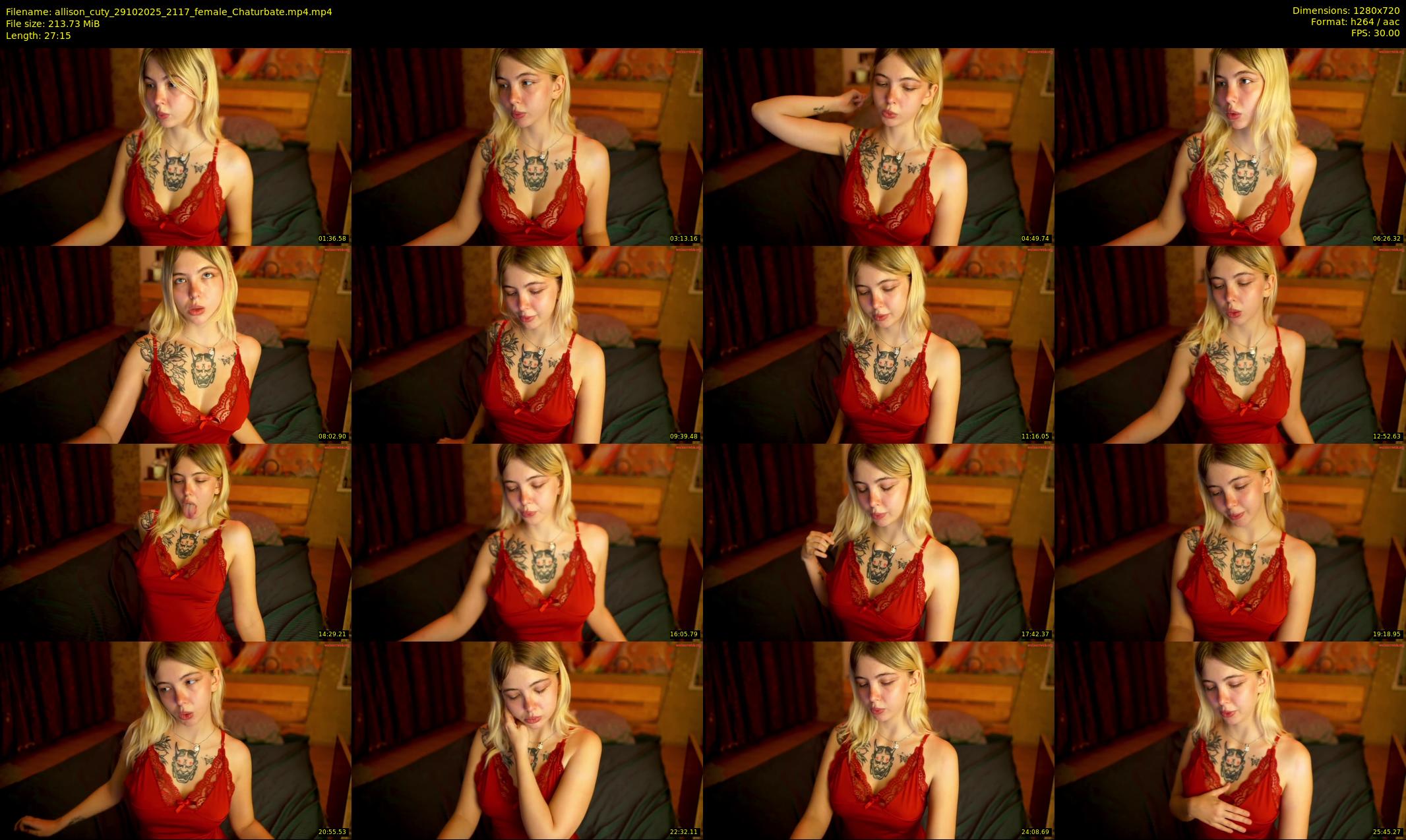 allison_cuty — 28 minute Chaturbate female cam show recording, 720p, Oct 29, 2025