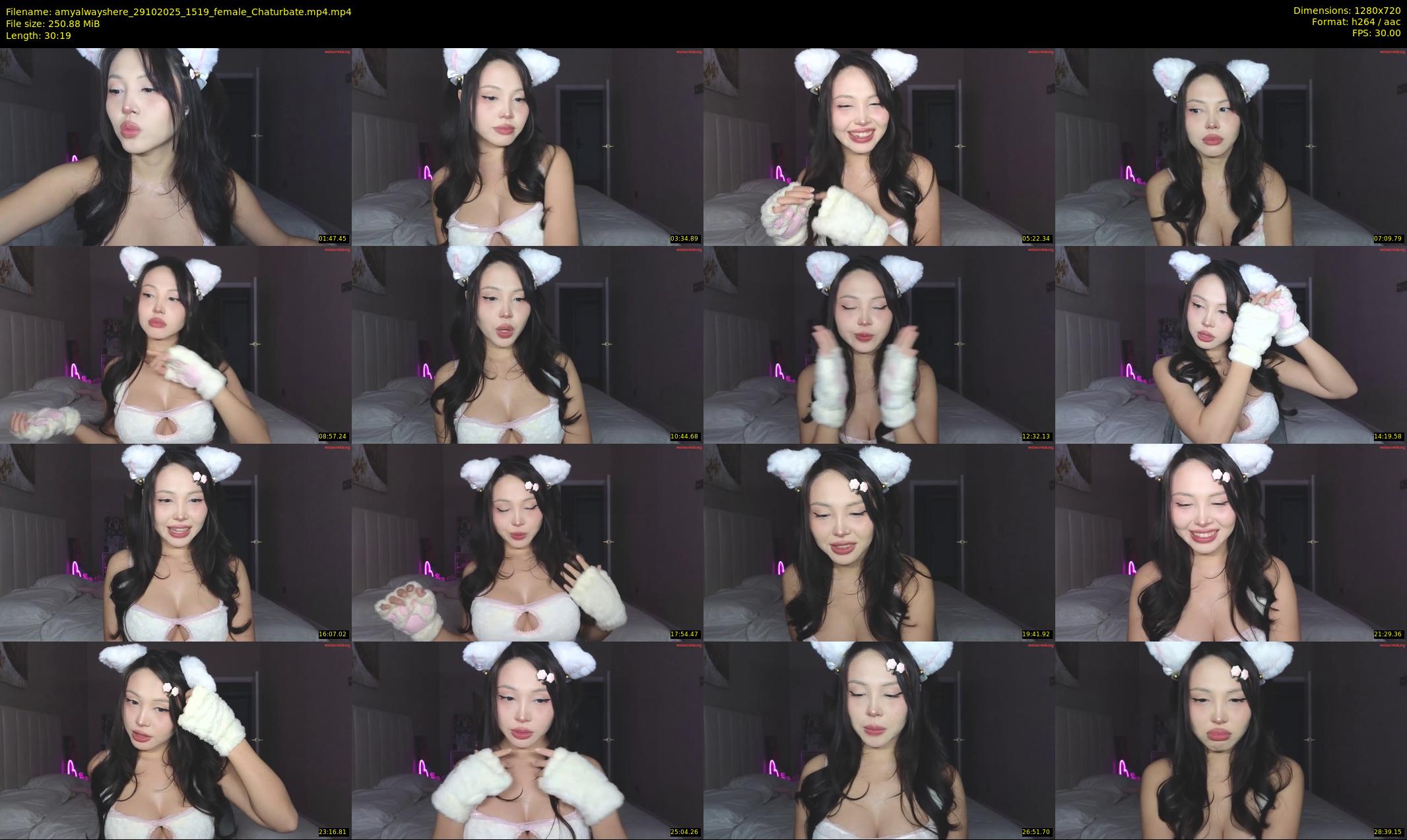 amyalwayshere — 31 minute Chaturbate female cam show recording, 720p, Oct 29, 2025