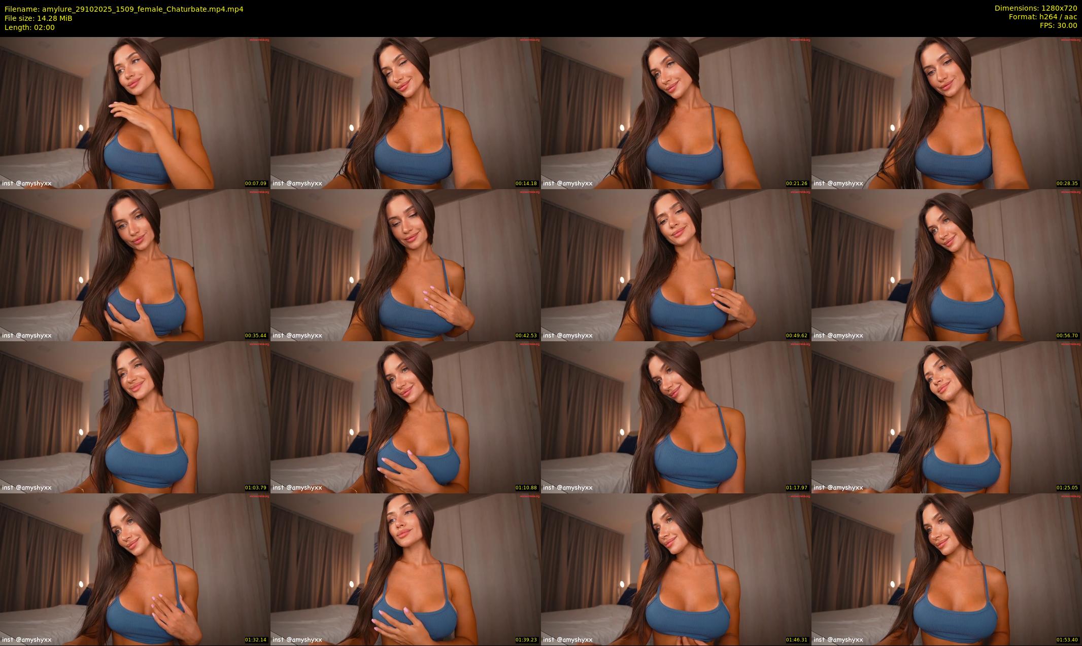 amylure — 2 minute Chaturbate female cam show recording, 720p, Oct 29, 2025