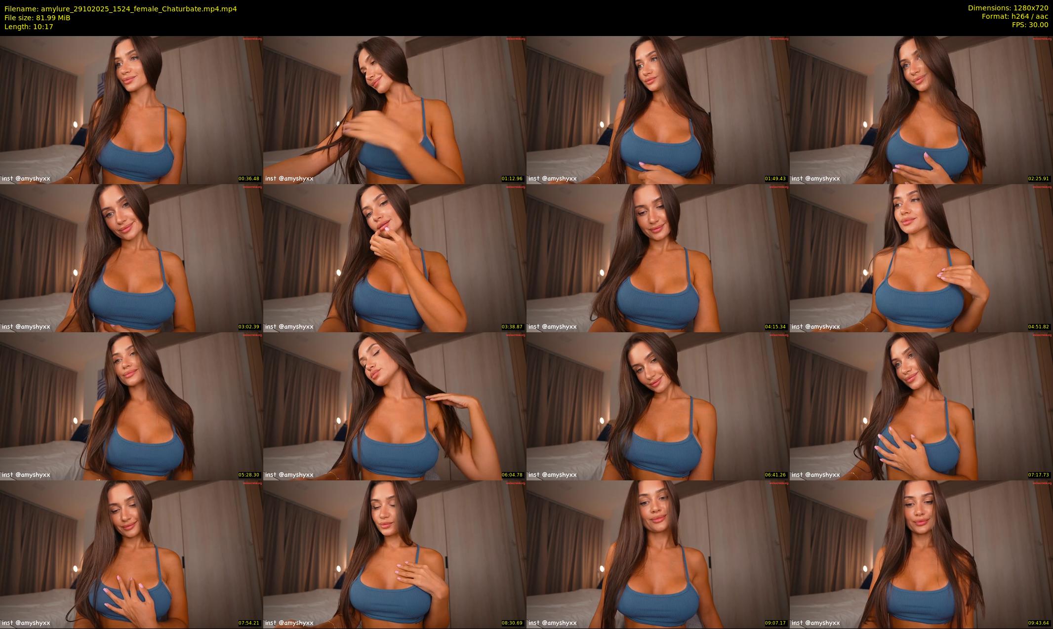 amylure — 11 minute Chaturbate female cam show recording, 720p, Oct 29, 2025