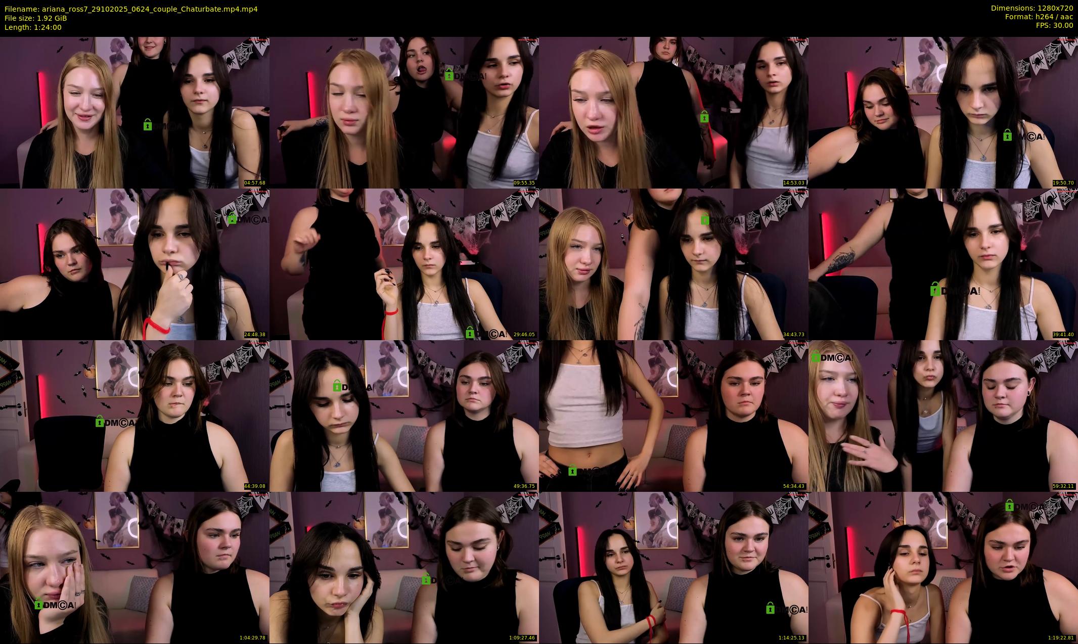 ariana_ross7 — 84 minute Chaturbate couple cam show recording, 720p, Oct 29, 2025