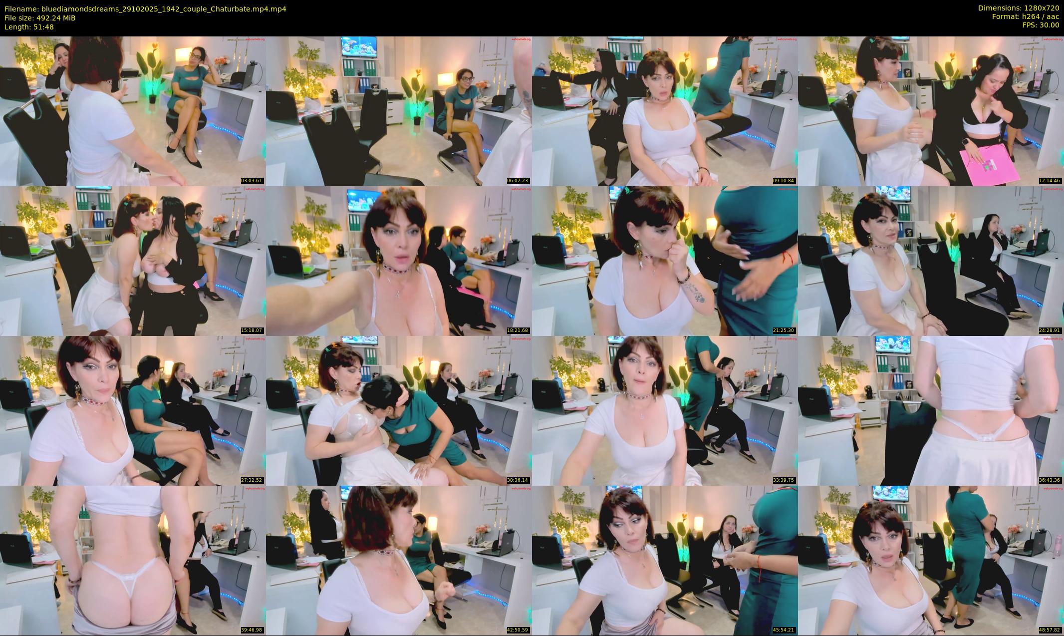bluediamondsdreams — 52 minute Chaturbate couple cam show recording, 720p, Oct 29, 2025
